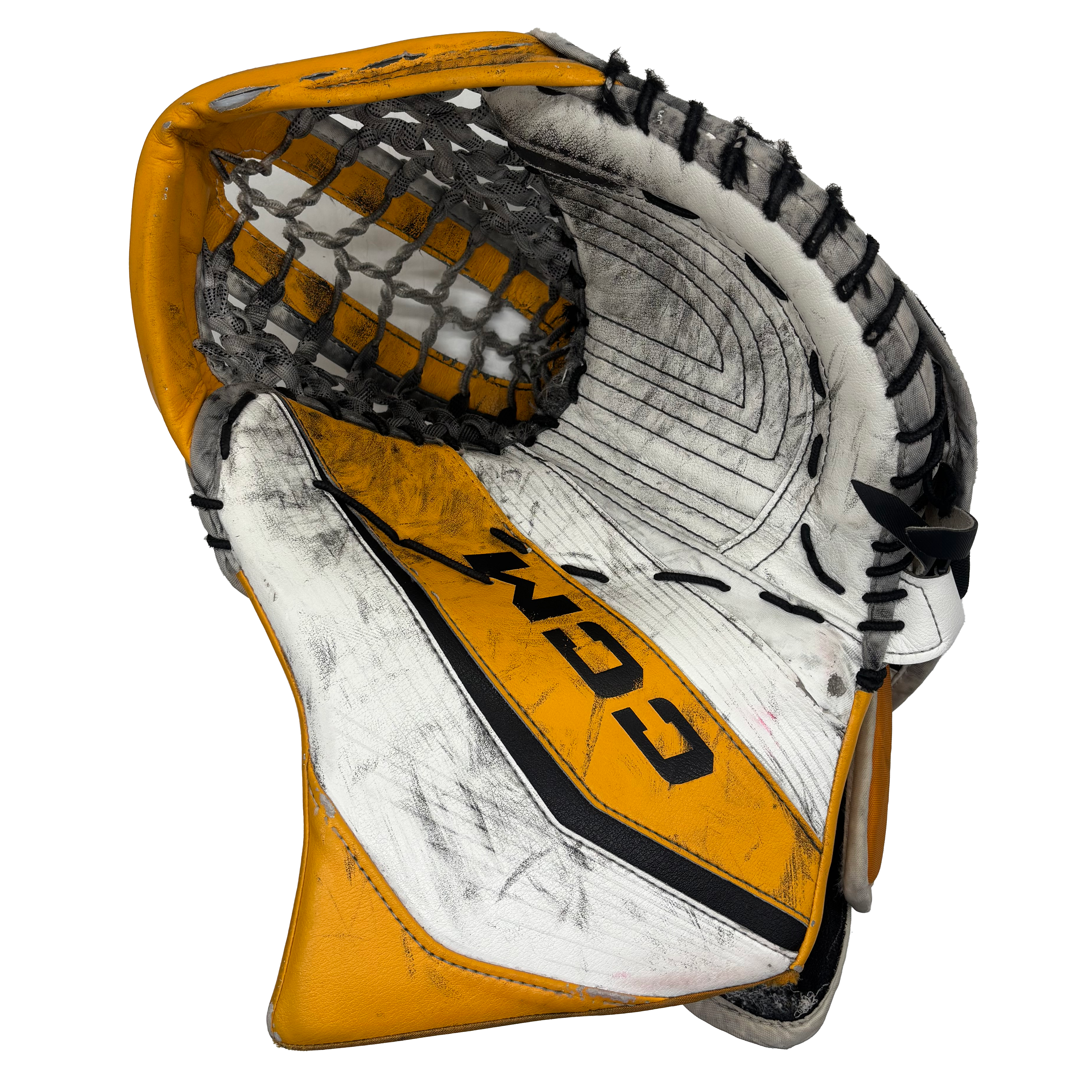 CCM Extreme Flex 6 - Used Pro Stock Full Set (White/Yellow/Black)