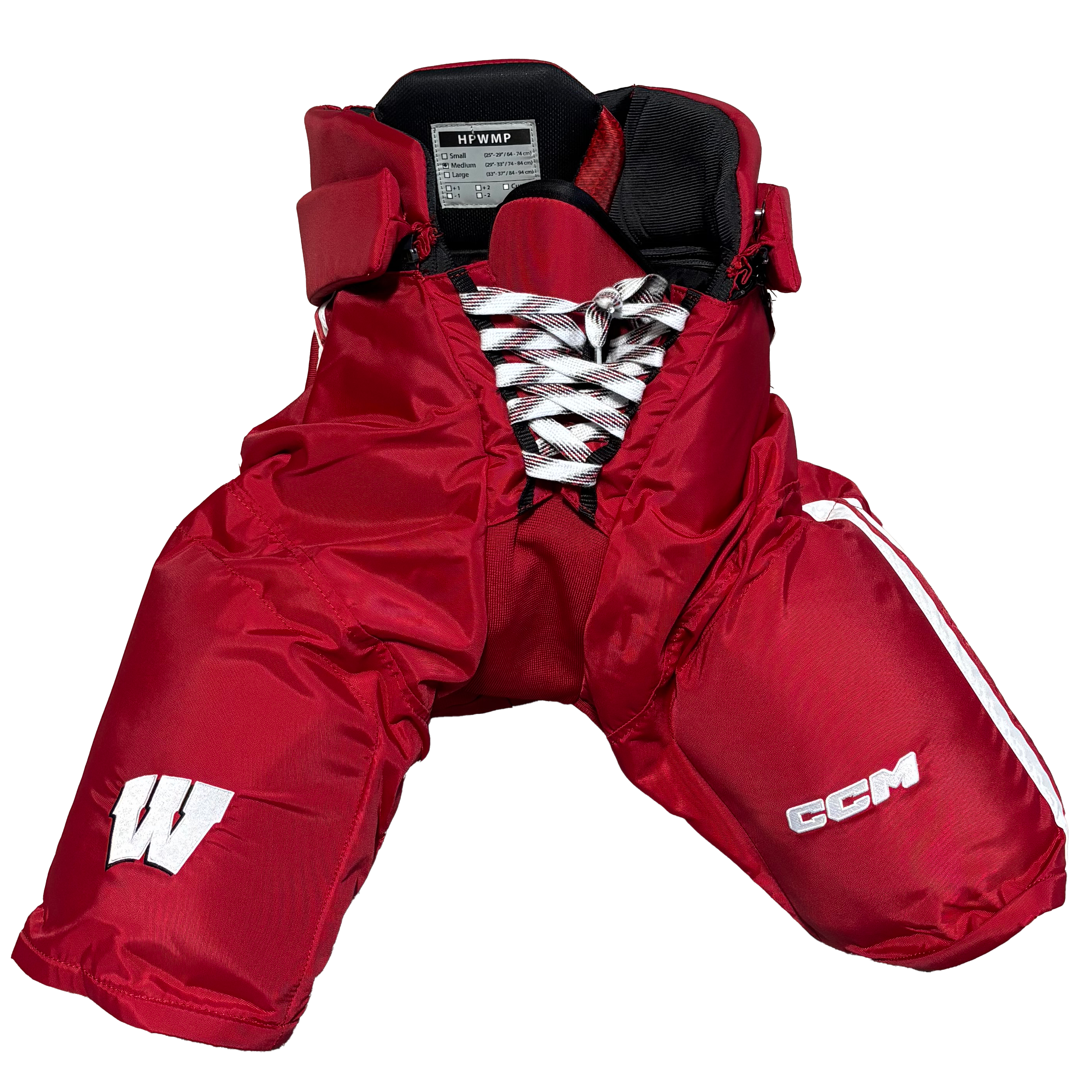 CCM - HPWMP NCAA Womens Pro Stock Hockey Pants (Red/White)
