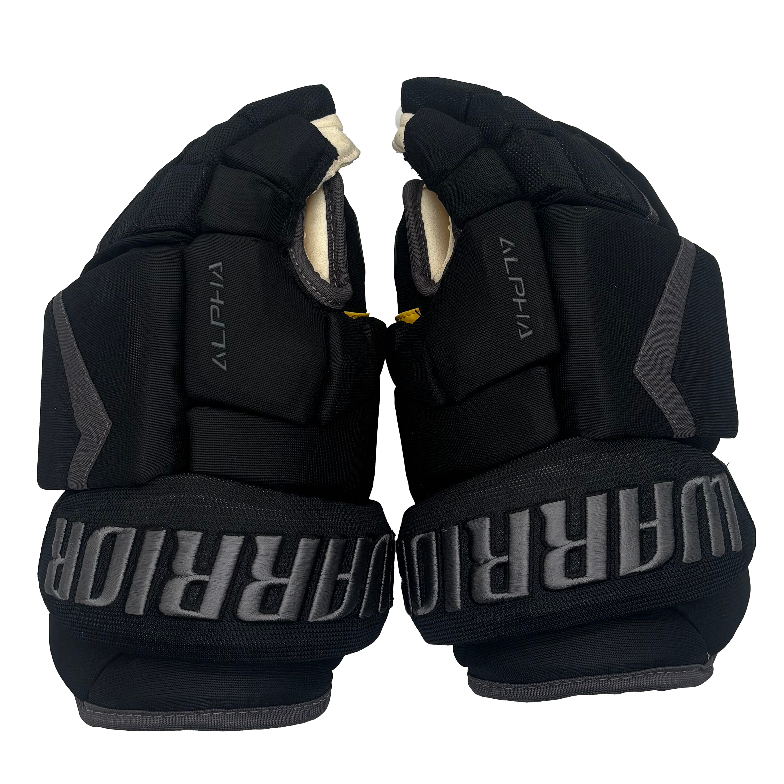Warrior Alpha - ECHL Pro Stock Glove (Black/Grey)