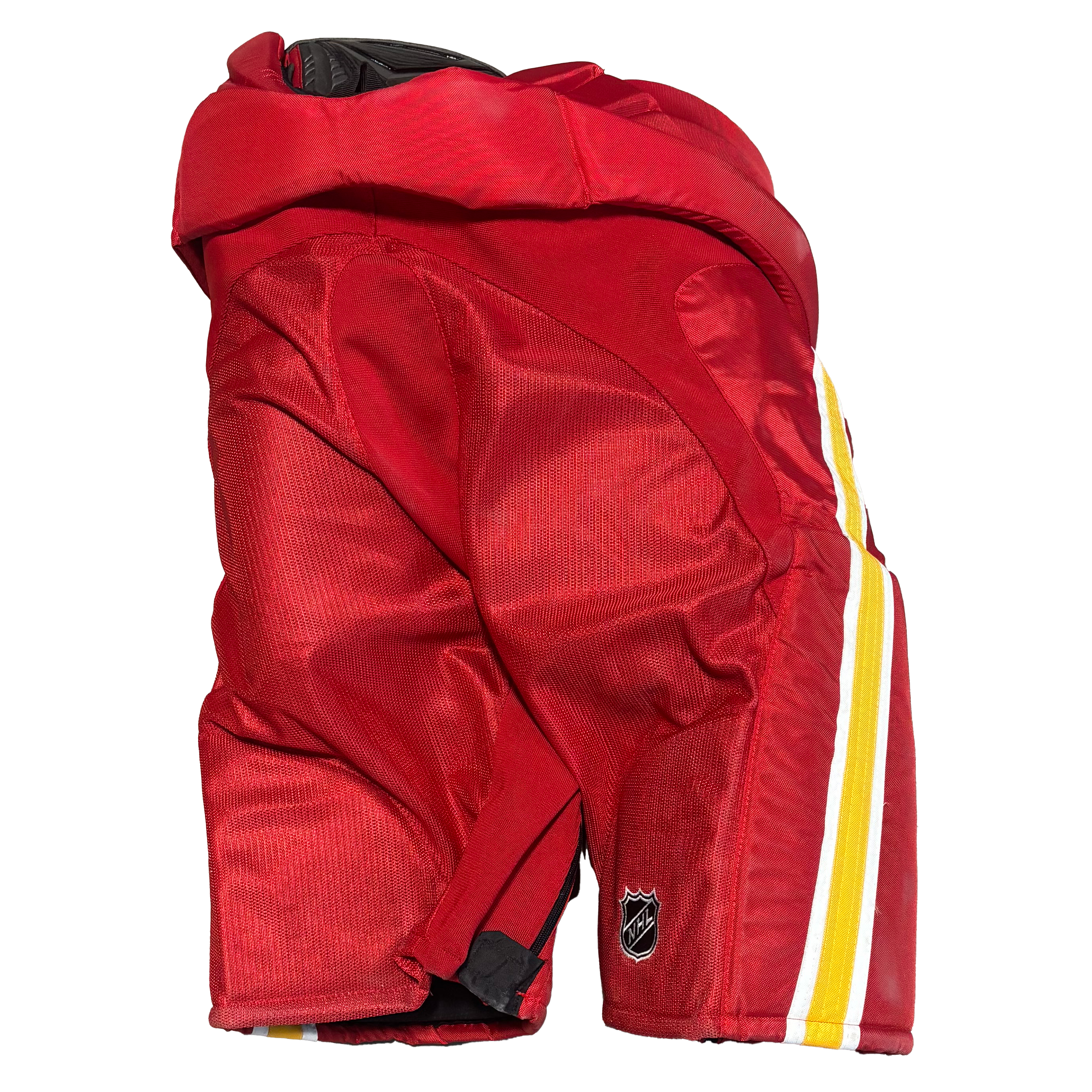 Bauer Vapor - NHL Pro Stock Hockey Pants - Calgary Flames (Red/Yellow/White)
