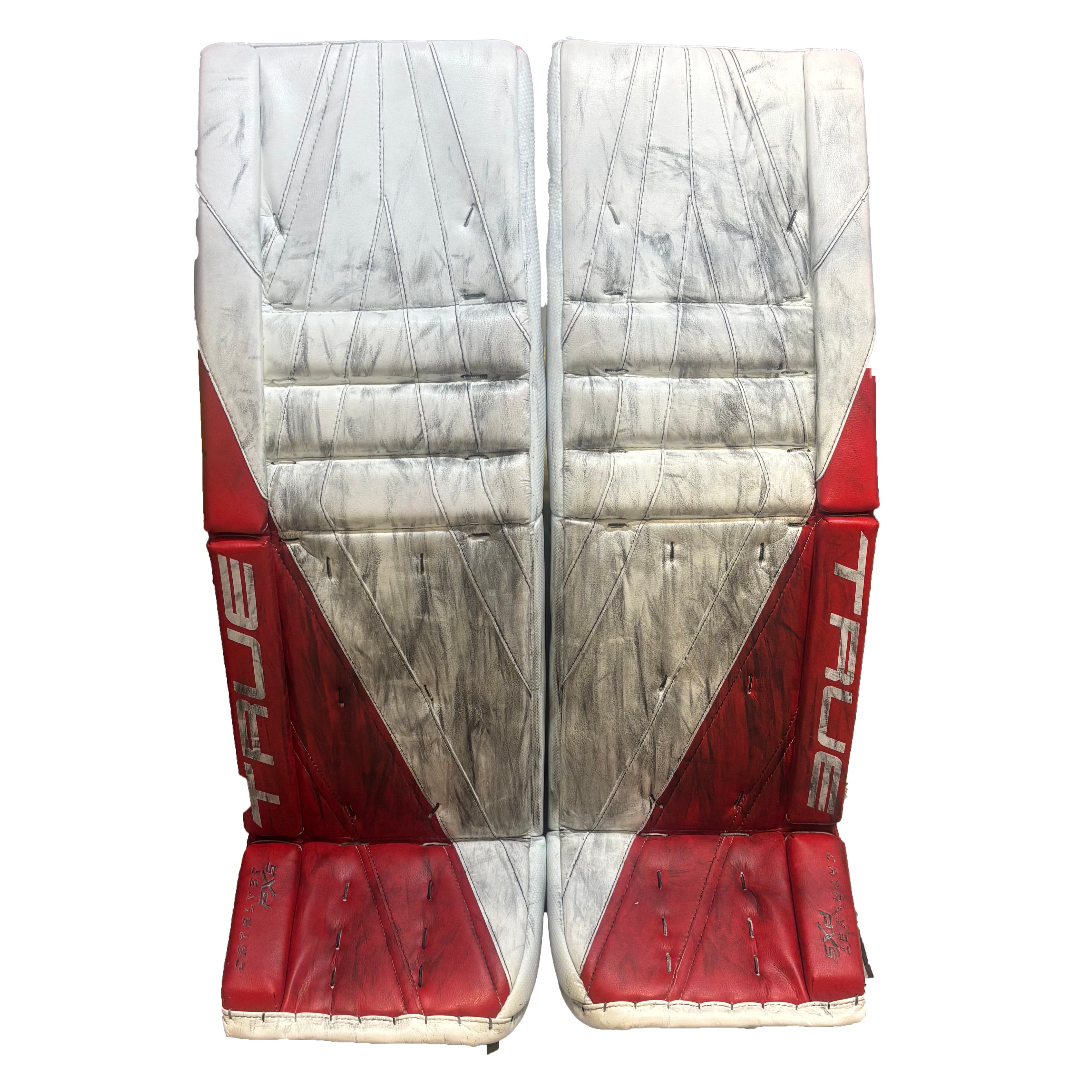True Catalyst PX5 - Used Pro Stock Goalie Full Set (White/Red)
