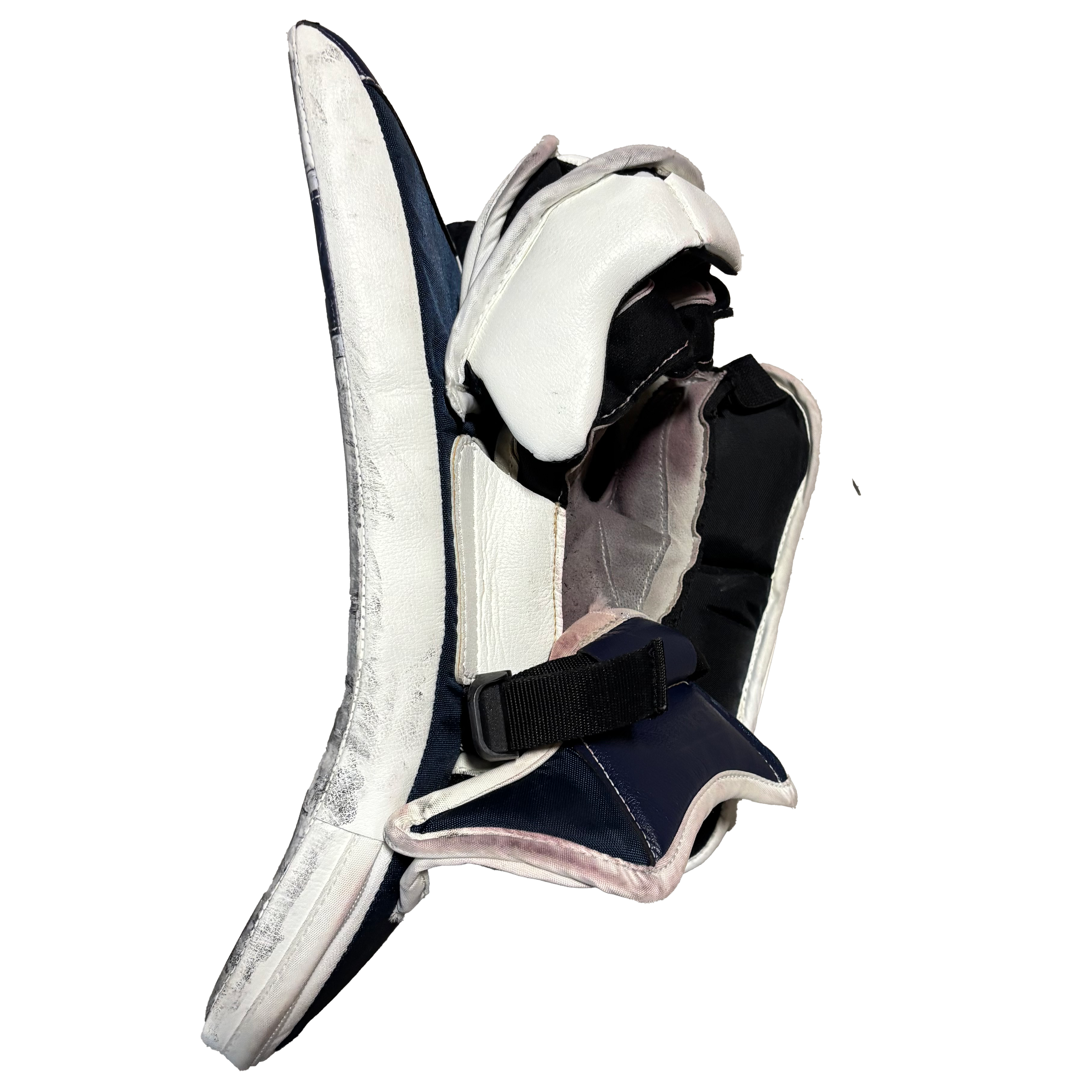 CCM Extreme Flex 6 - Used NCAA Pro Stock Full Set (White/Navy)