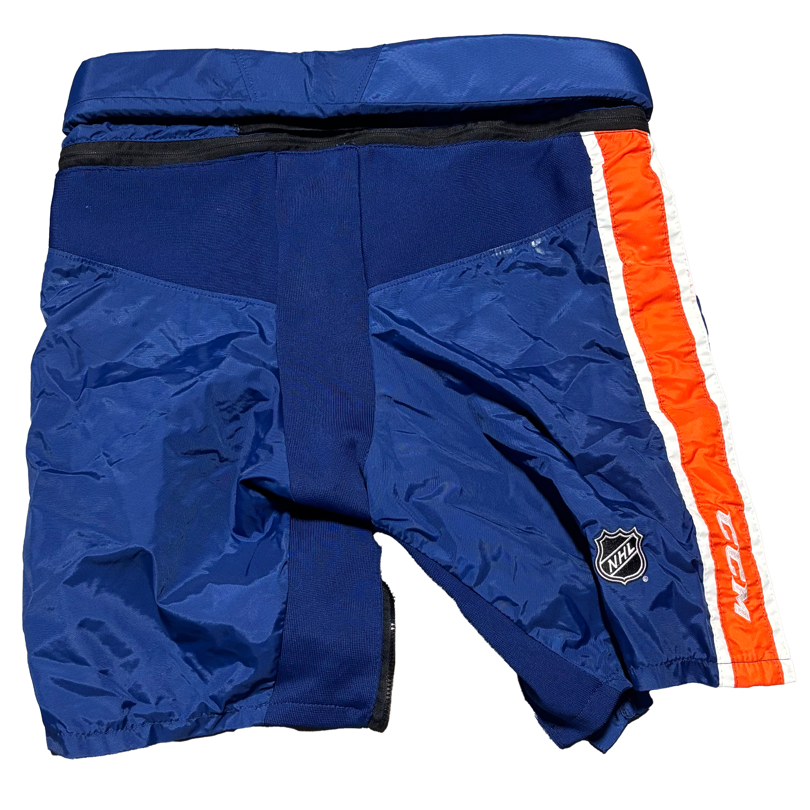 CCM PPPTKC - Used NHL Pro Stock Pant Shell - New York Islanders (Blue/Orange/White)