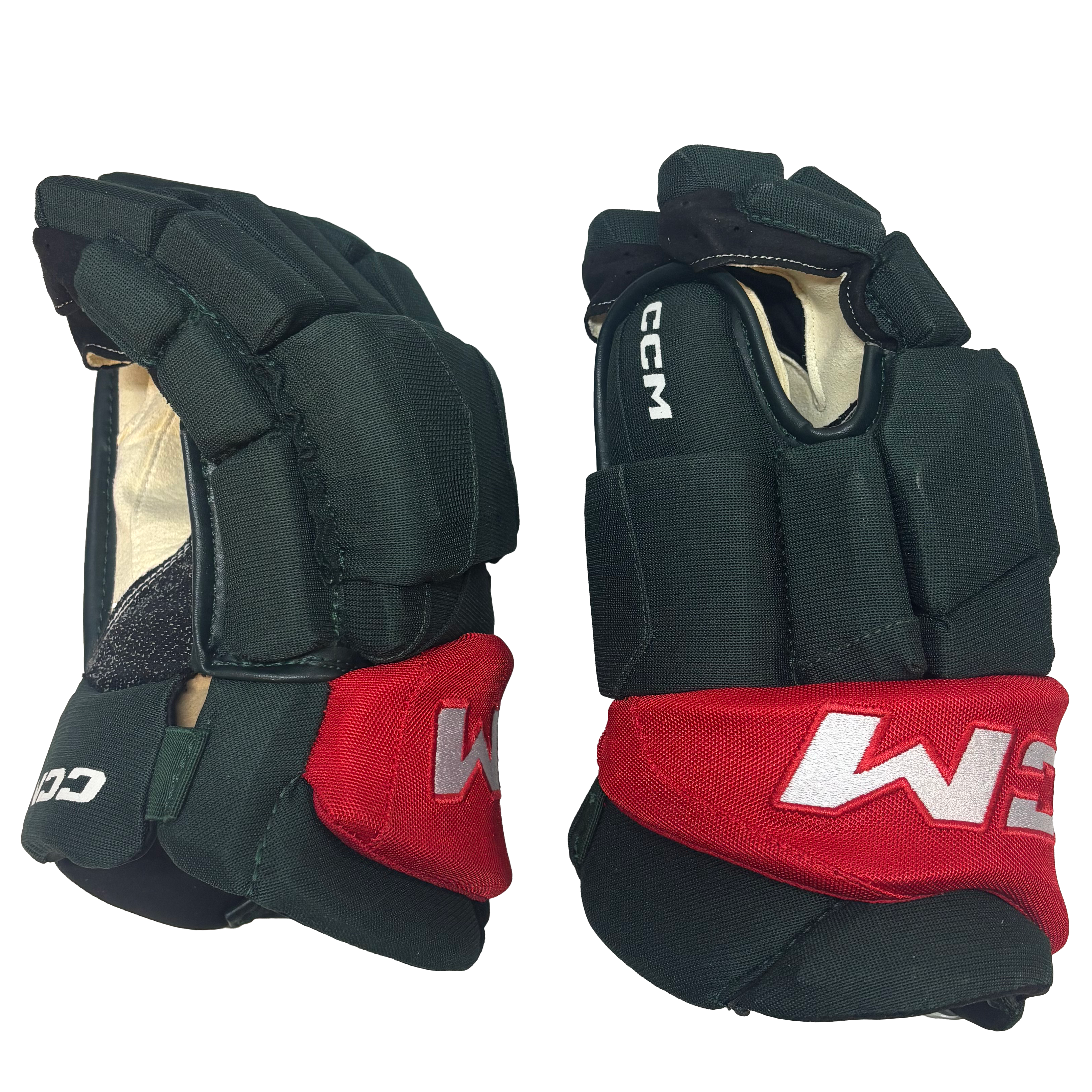 CCM HGJSPP - Pro Stock Hockey Glove (Green/Red)