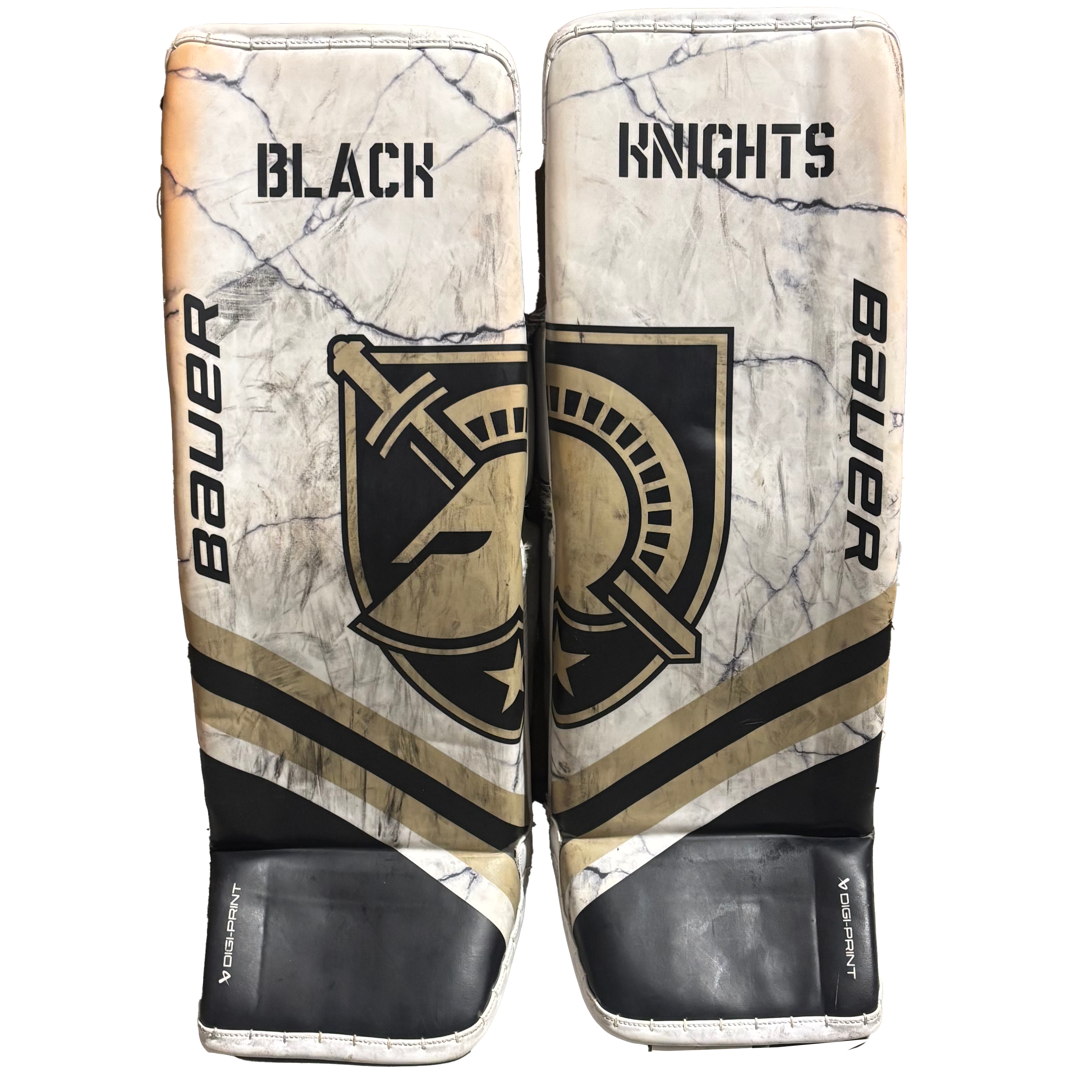 Bauer Supreme Shadow - Used Pro Stock Goalie Full Set (White/Black/Gold)