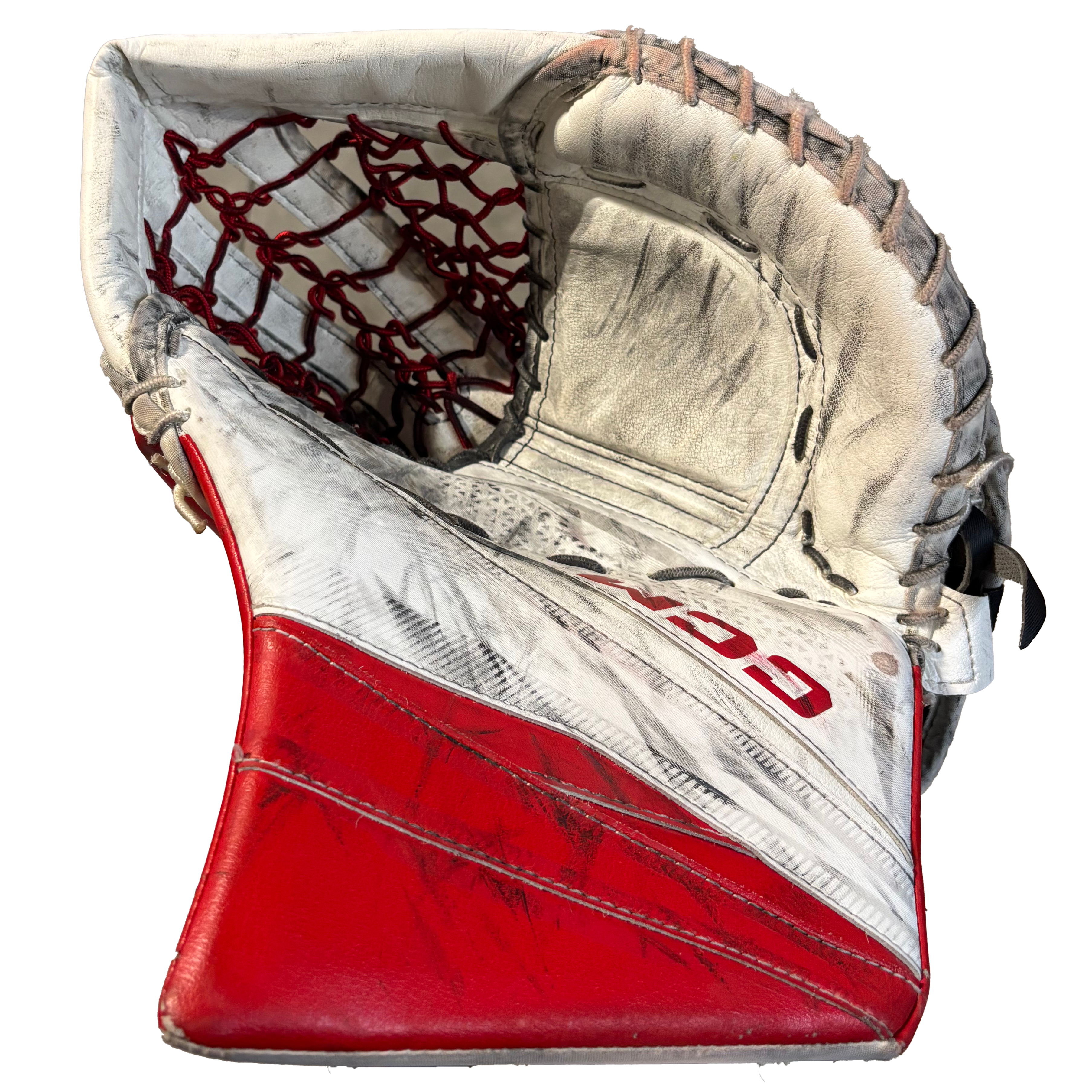 CCM Axis XF Pro - Used Pro Stock Goalie Full Set (White/Red)