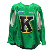 OHL - Used CCM Practice Jersey - Kingston Frontenacs (Green)