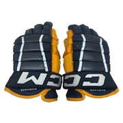CCM HG97XP - Used NCAA Pro Stock Glove (Navy/Yellow)