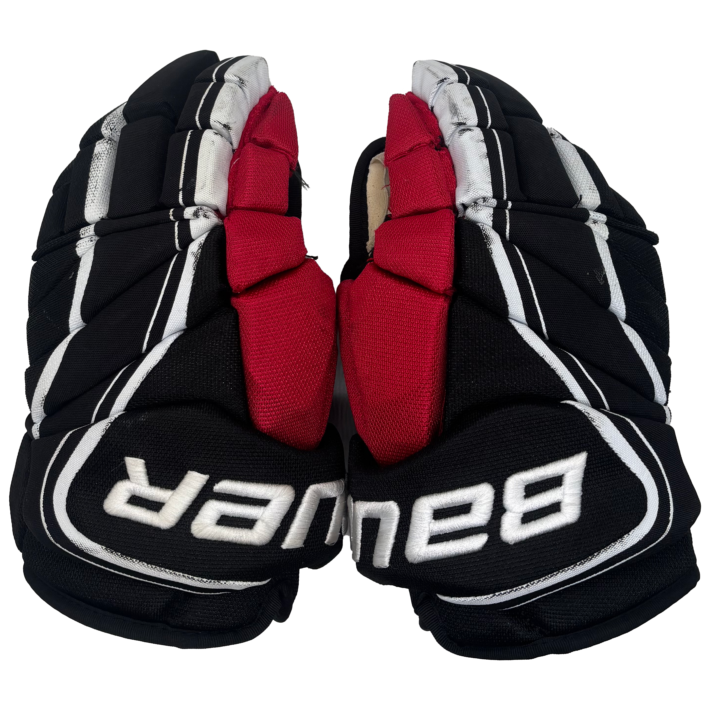 Bauer Vapor 1X Pro Lite - Used Team Canada Pro Stock Hockey Gloves (Black/Red/White)