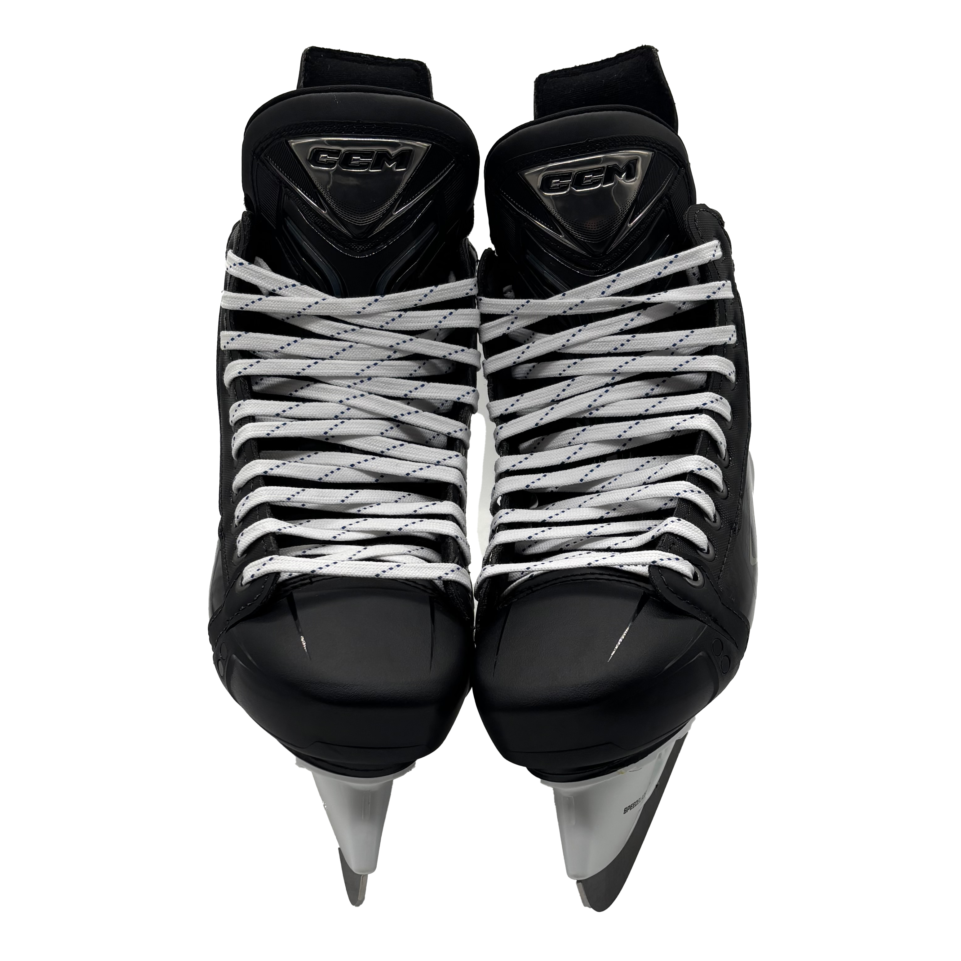 CCM Jetspeed FT8 Pro - NCAA Pro Stock Hockey Skates - Size 8E (Blue)