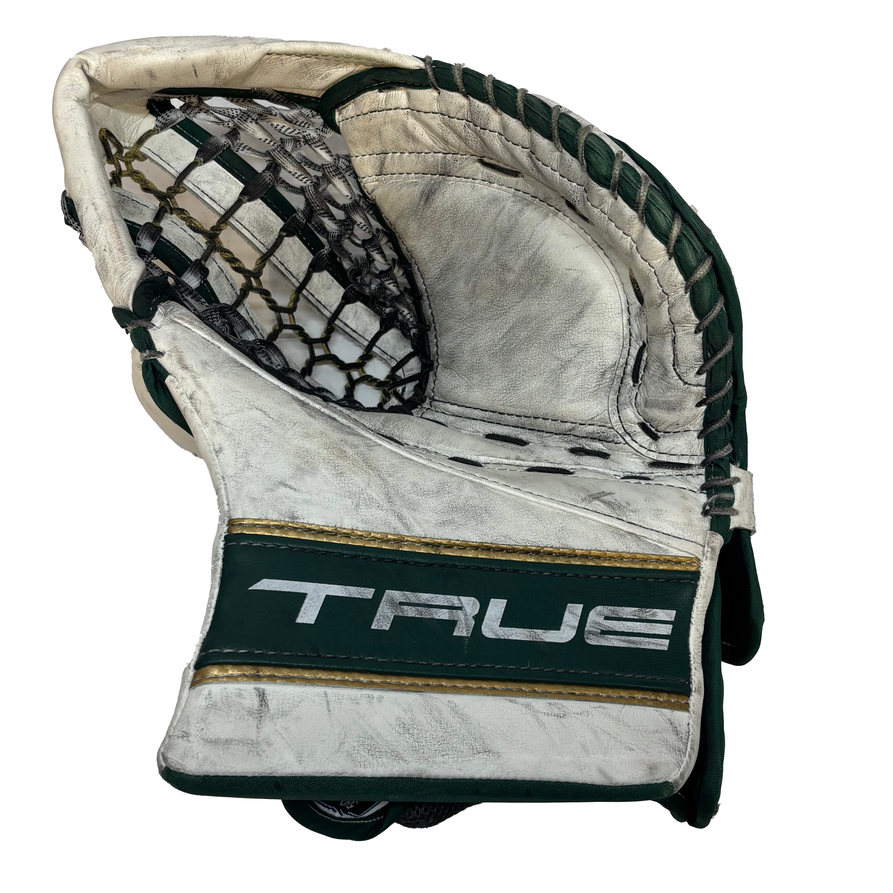 True L87 - Used NCAA Pro Stock Full Goalie Set (White/Green)