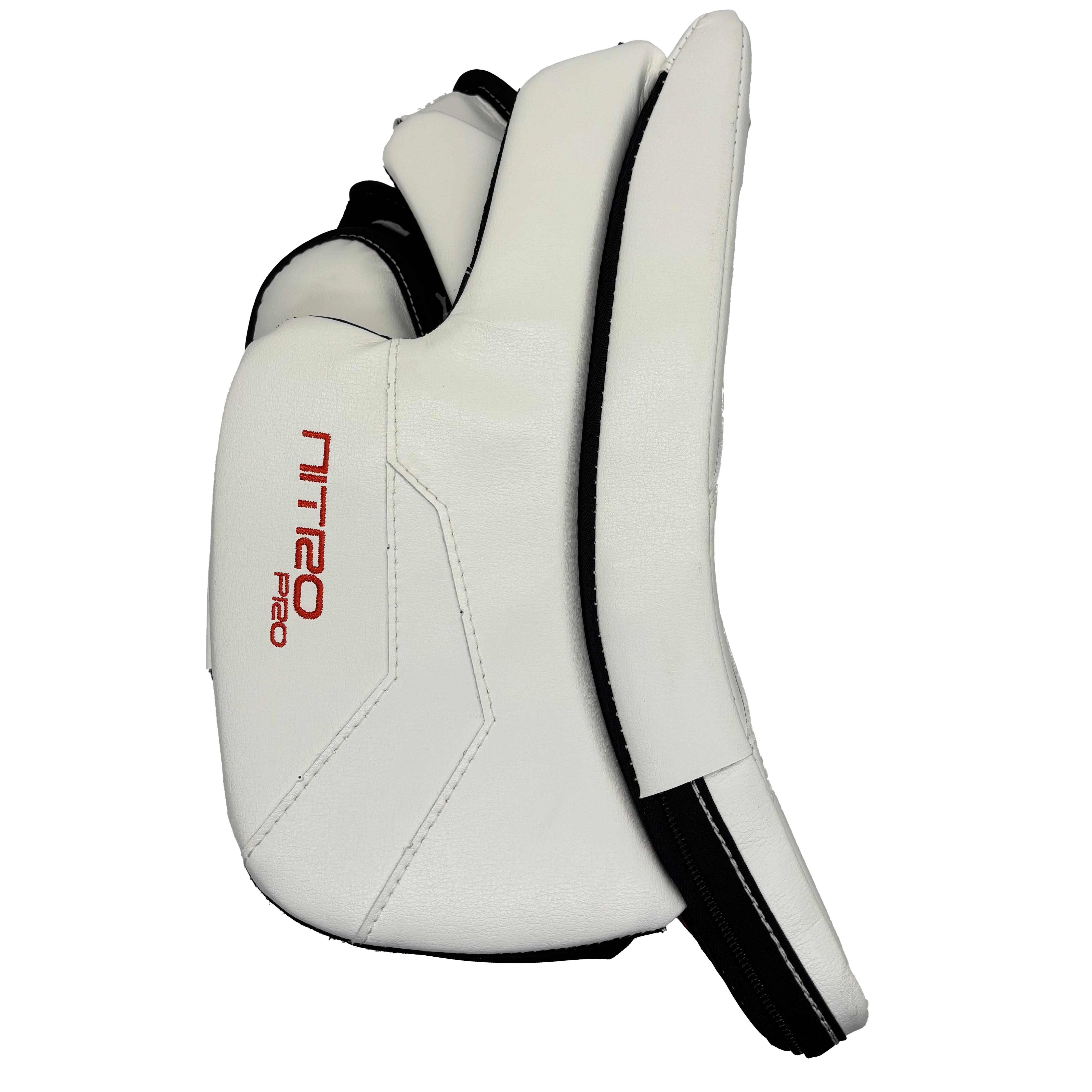True Catalyst Nitro Pro - NHL Pro Stock Goalie Blocker - Samuel Ersson (White/Black/Orange)
