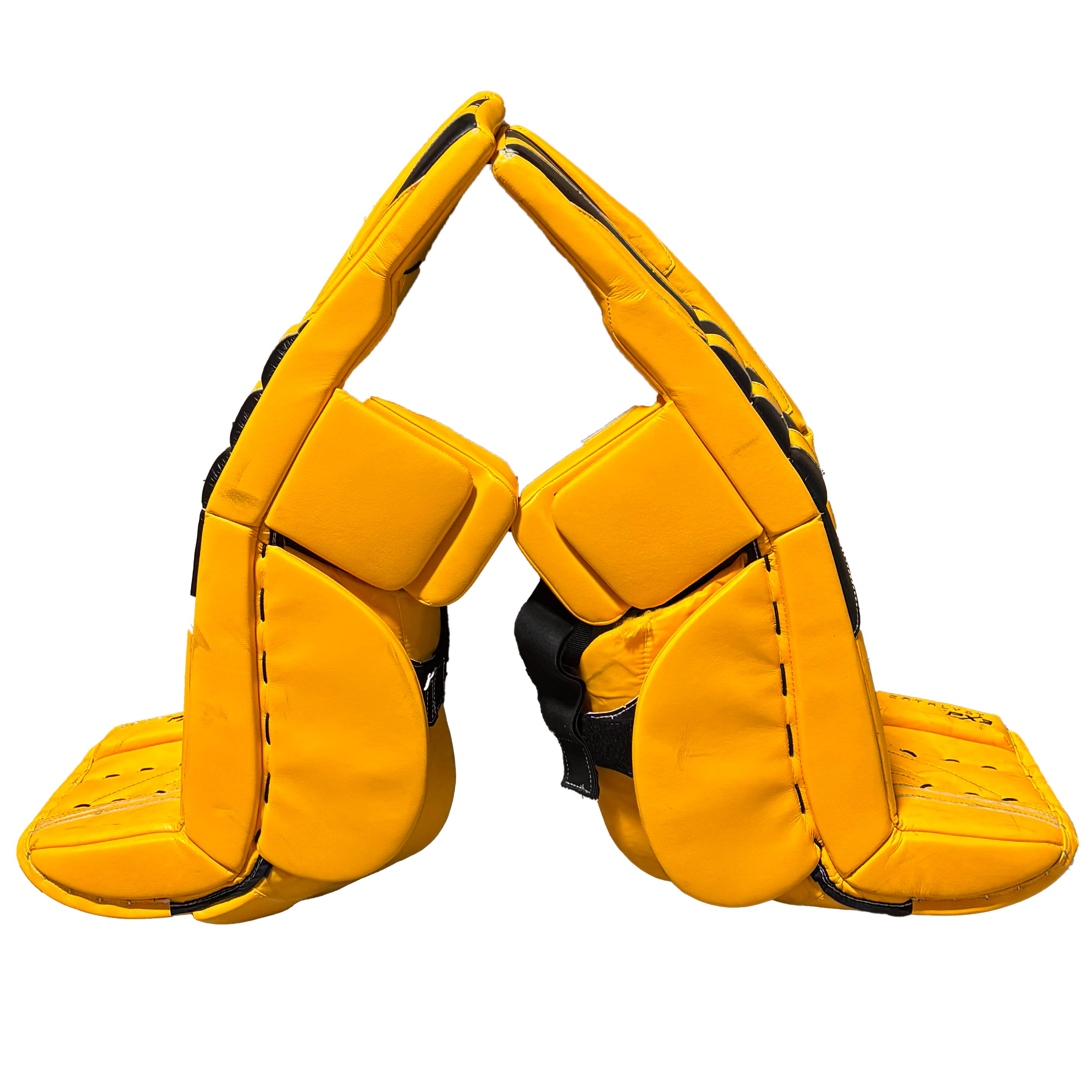 TRUE Catalyst PX3 - Used Pro Stock Goalie Full Set (Yellow/Black)