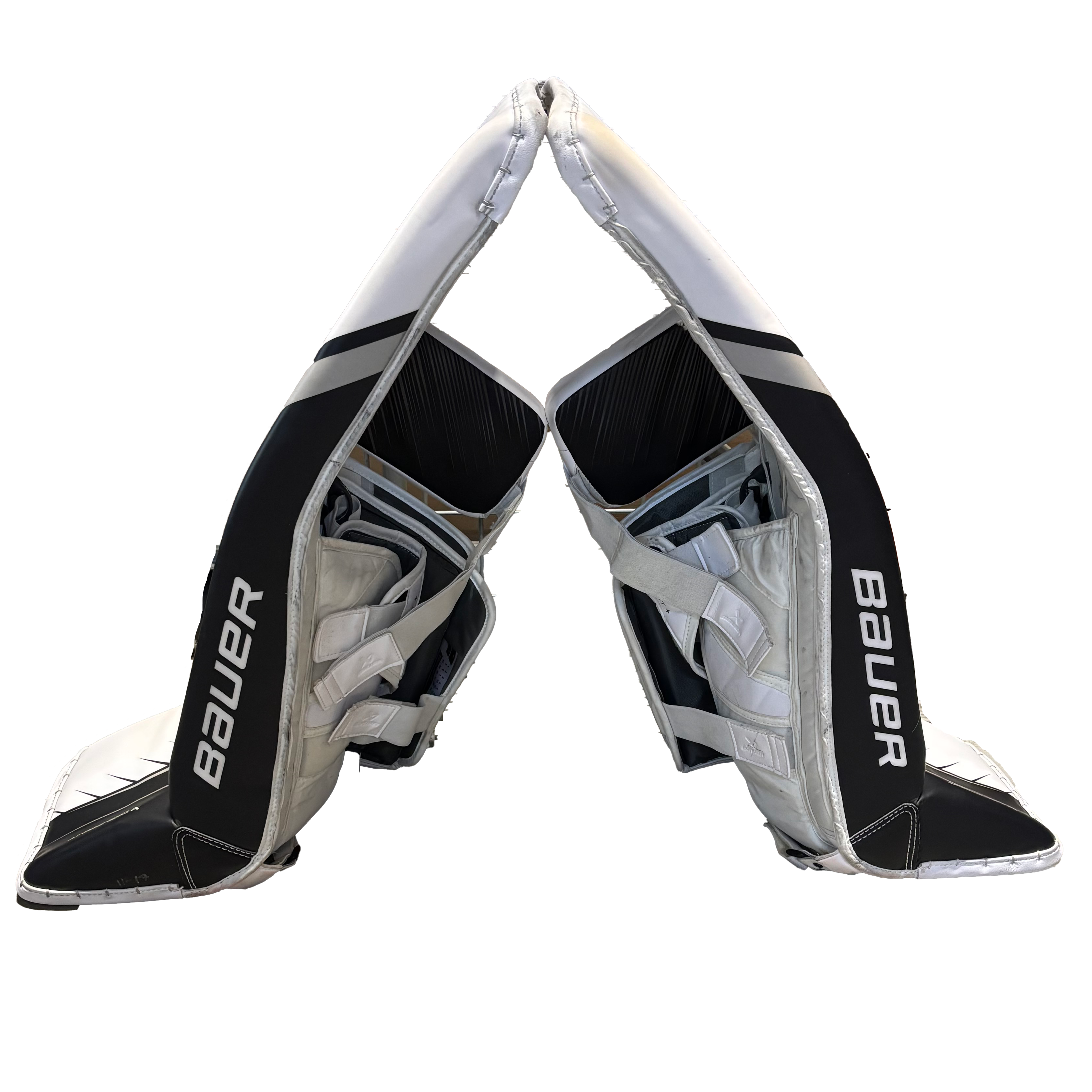 Used - Bauer Vapor Flylite Pro Stock Goalie Full Set (White/Black/Grey)