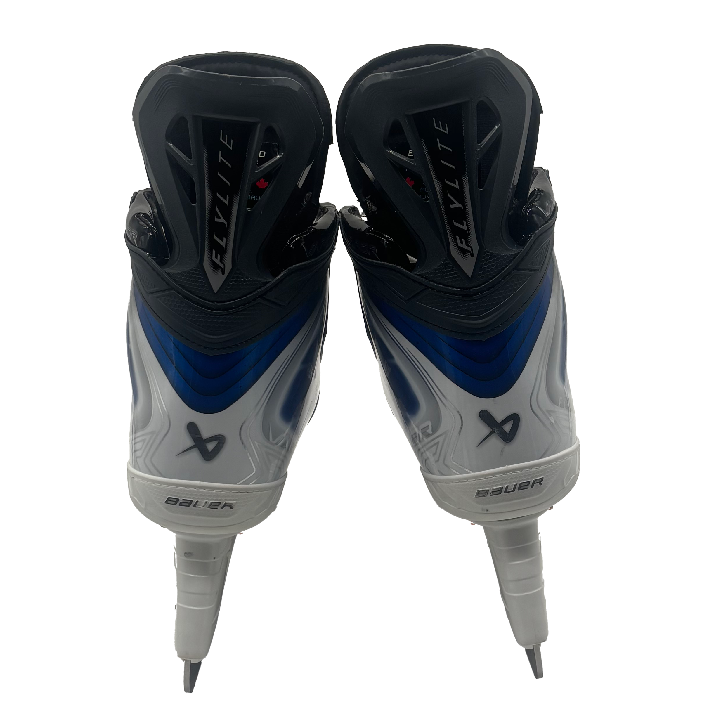Bauer Vapor Flylite - Used Pro Stock Hockey Skates - Size 6D (Blue/White)