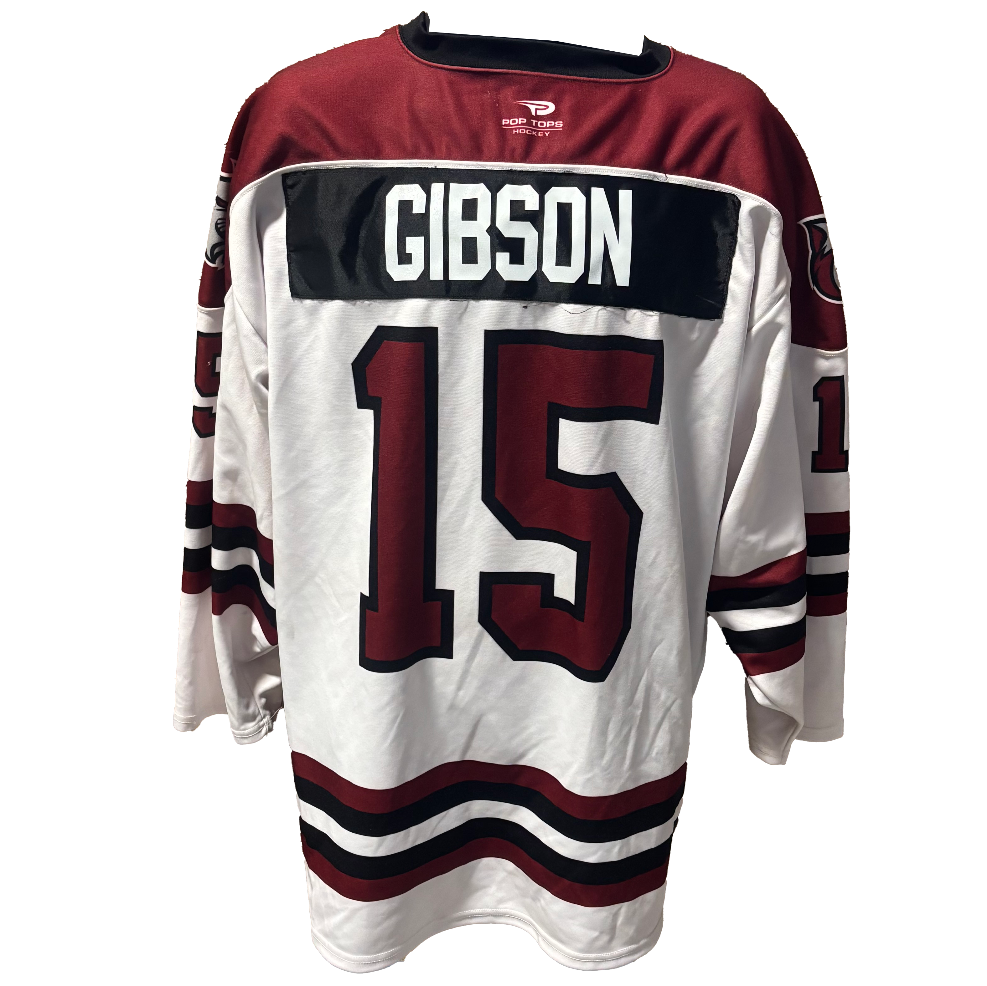 NCAA - Pop Tops Game Jersey (White/Maroon/Black)