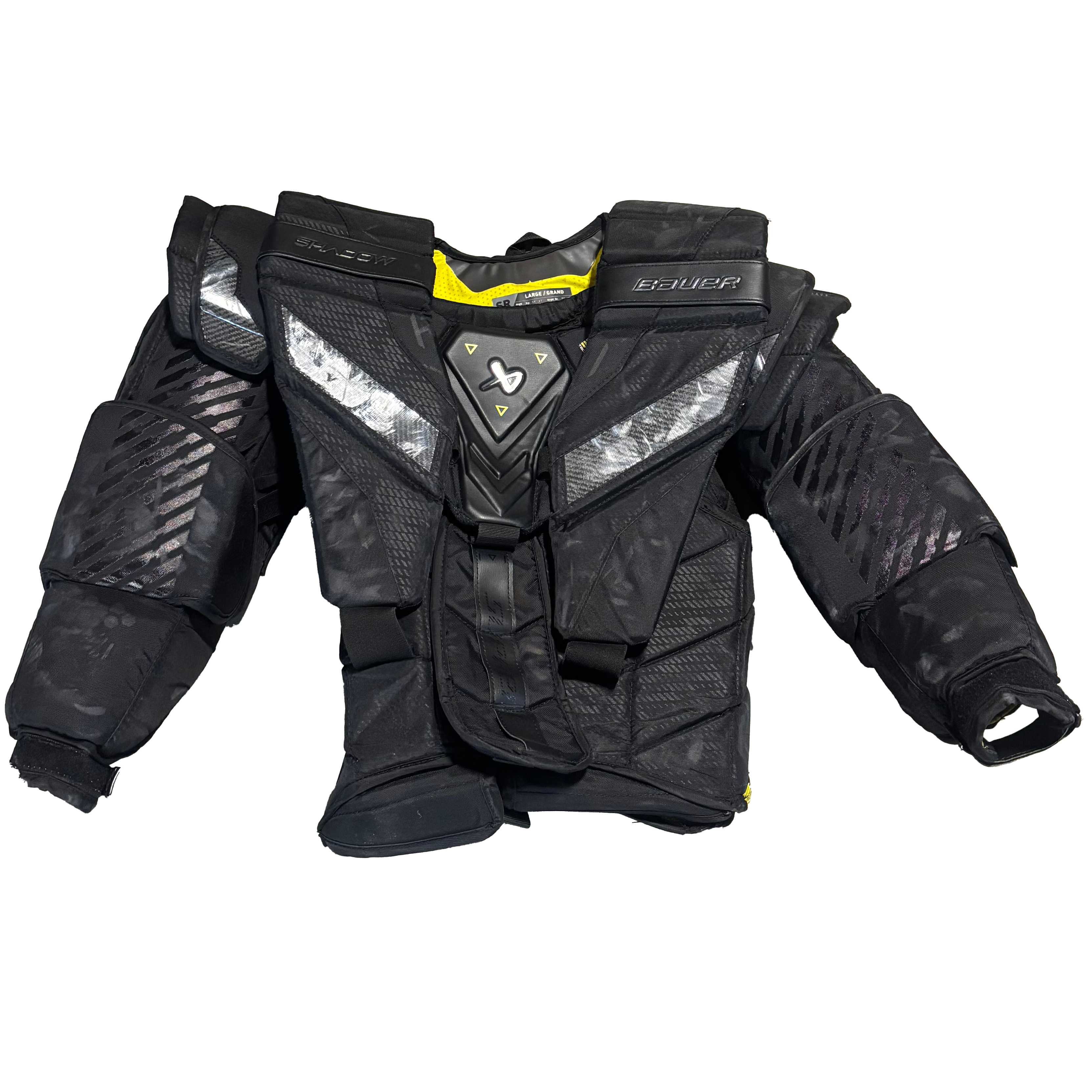 Bauer Supreme Shadow - Used Pro Stock Goalie Chest Protector (Black)