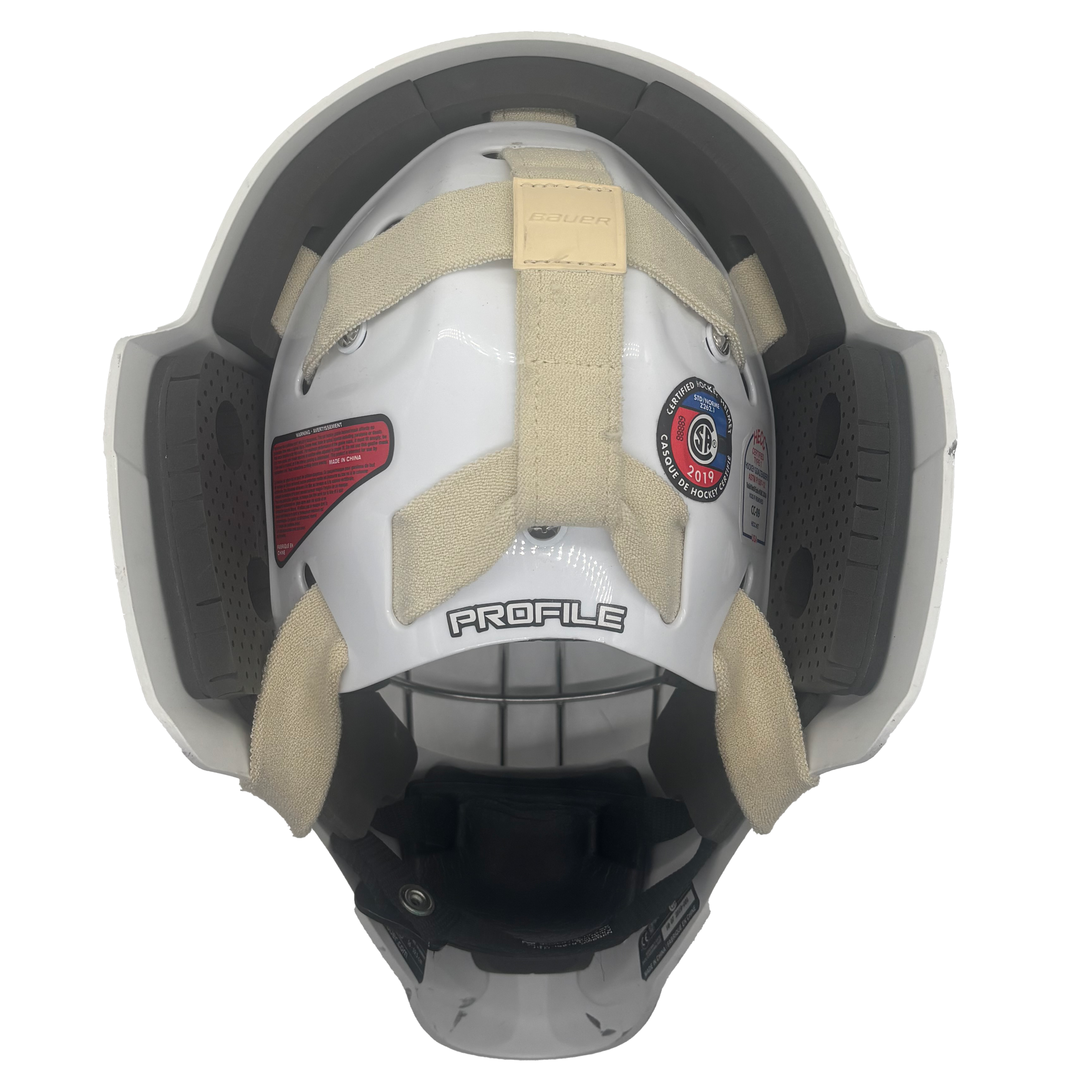 Bauer 940X - Used Goalie Helmet (White)