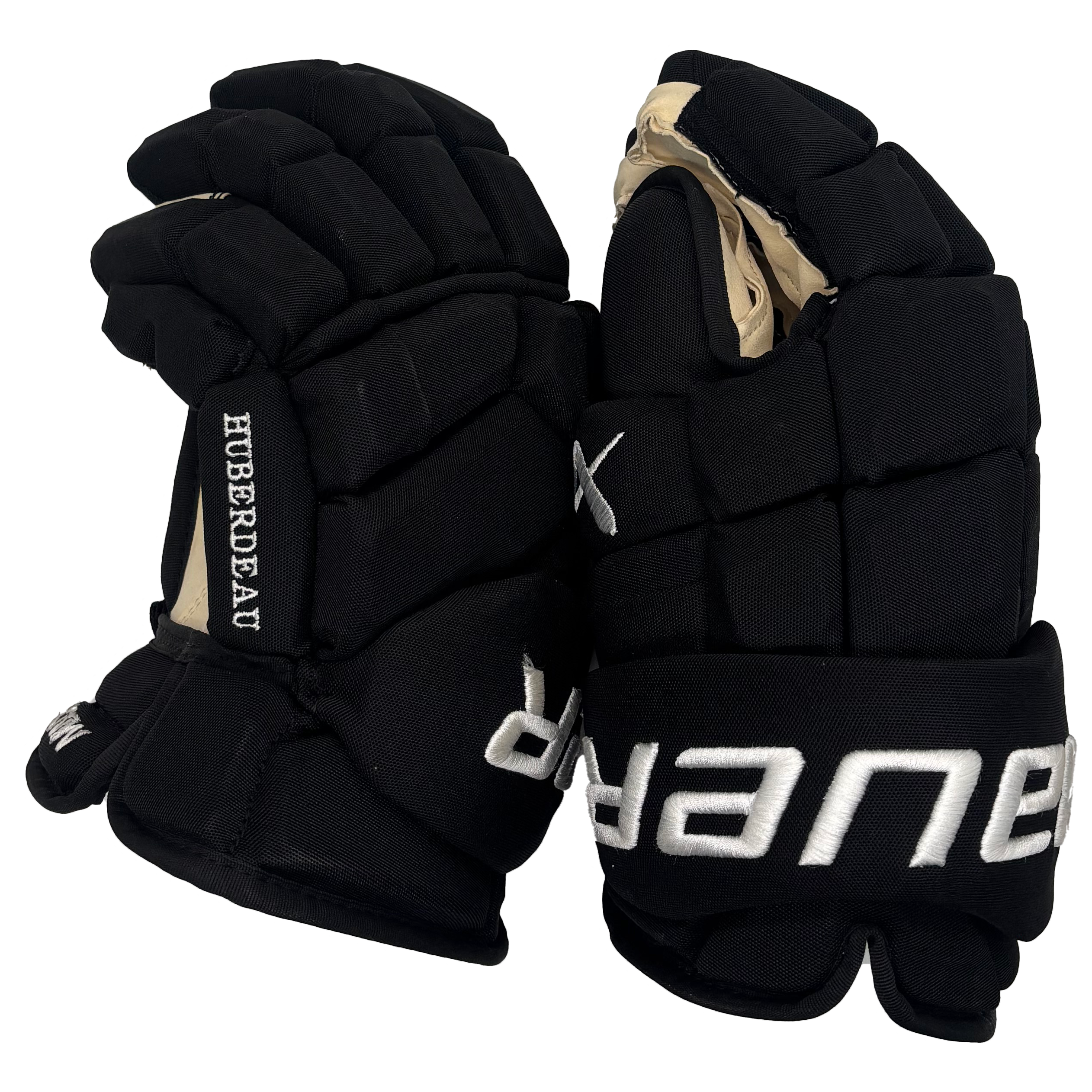 Bauer Supreme Mach - NHL Pro Stock Hockey Gloves - Jonathan Huberdeau (Black)