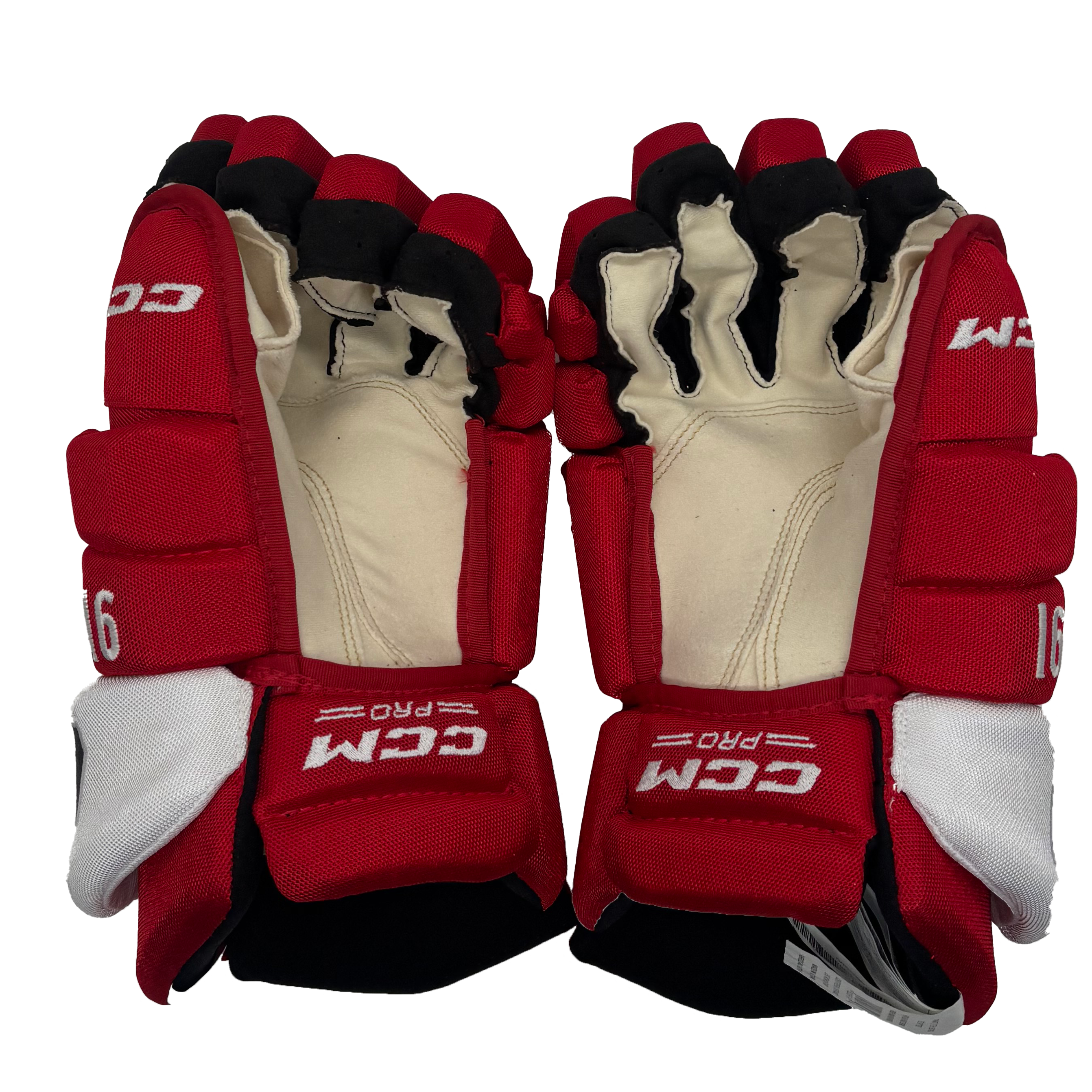 CCM HGTKSP - NHL Pro Stock Glove - Nazem Kadri (Red/Yellow/White)