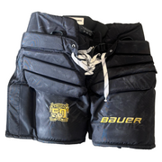 Bauer Pro - Used WHL Pro Stock Goalie Pants (Black/Gold)