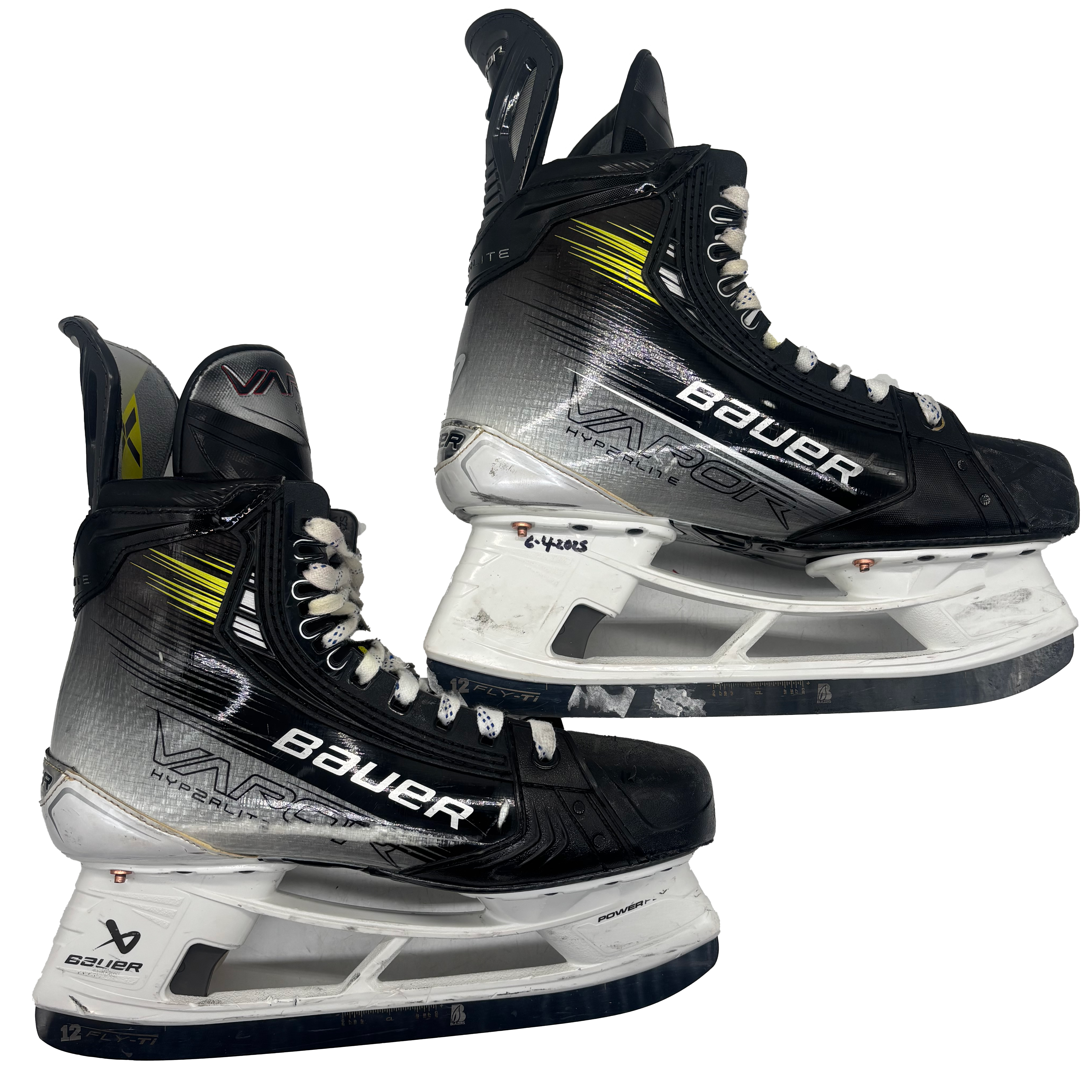 Bauer Vapor Hyperlite 2 - Used NCAA Pro Stock Hockey Skates - Size 8.5 Fit 1