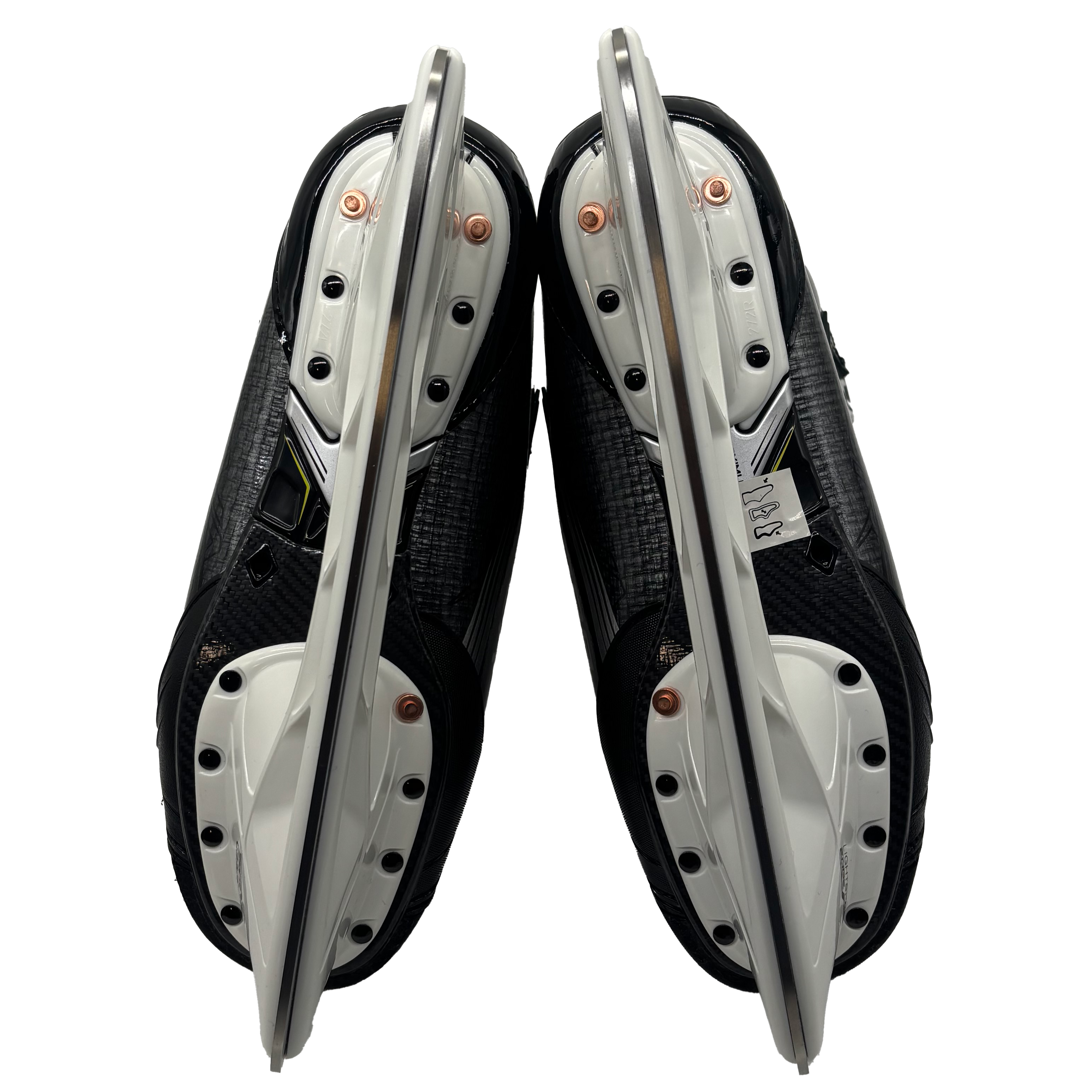 Bauer Vapor Hyperlite 2 - NCAA Pro Stock Hockey Skates - Size 8D (Black)