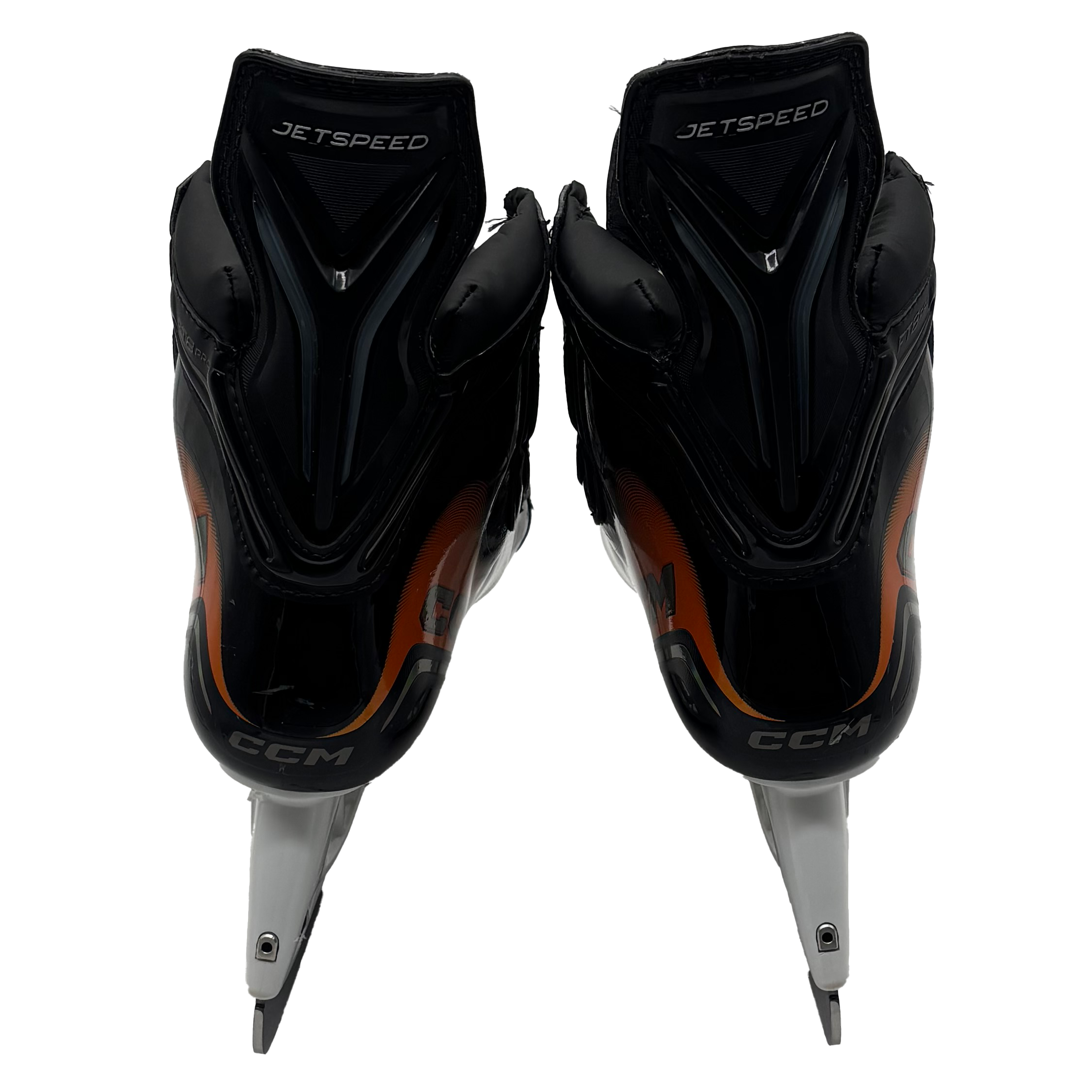 CCM Jetspeed FT8 Pro - Pro Stock Hockey Skates - Size 6E (Orange)