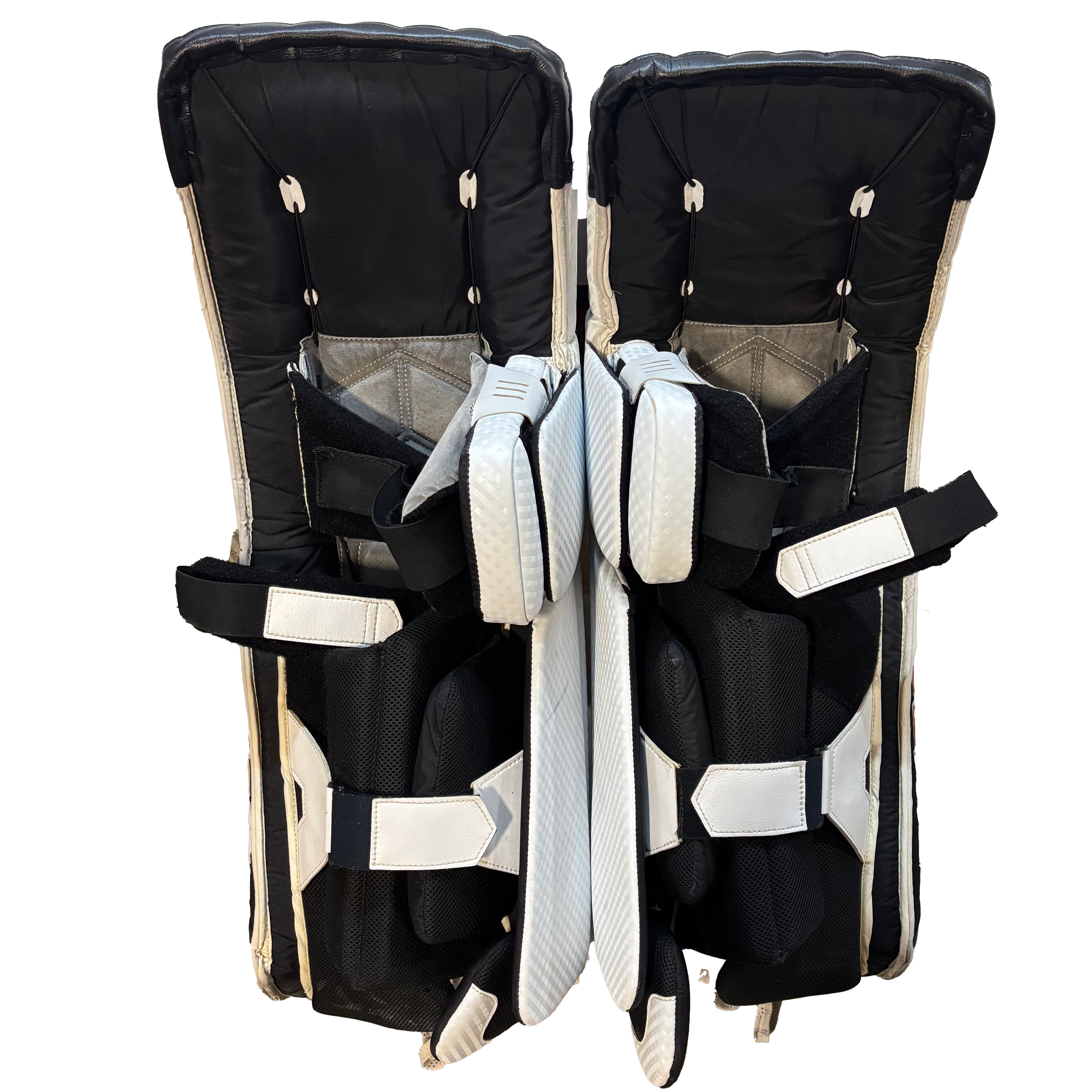 Vaughn Velocity V9 - Used Pro Stock Senior Goalie Full Set (White/Black/Red)