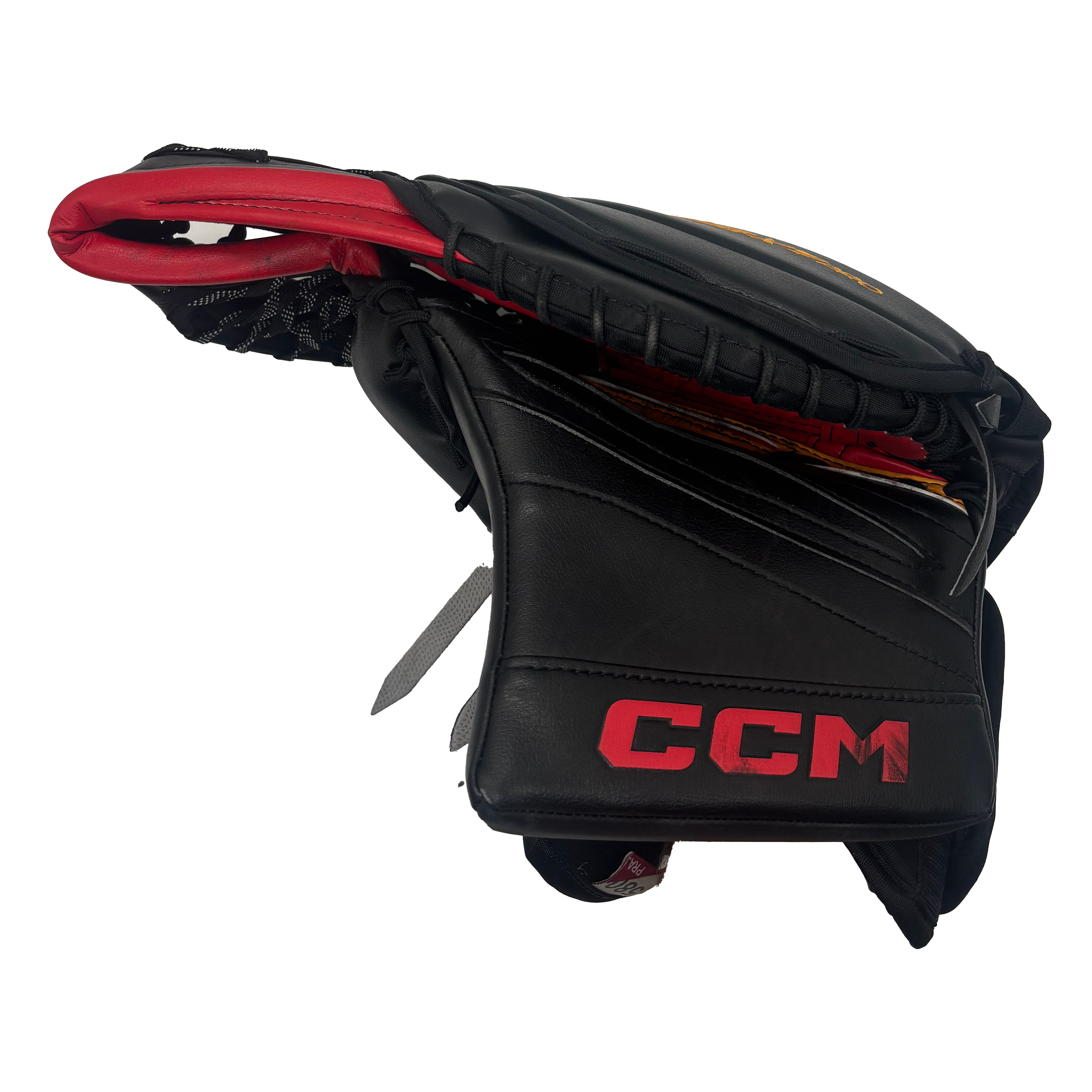 CCM Extreme Flex 7 Pro - Used Pro Stock Trapper (Black/Red/Yellow)
