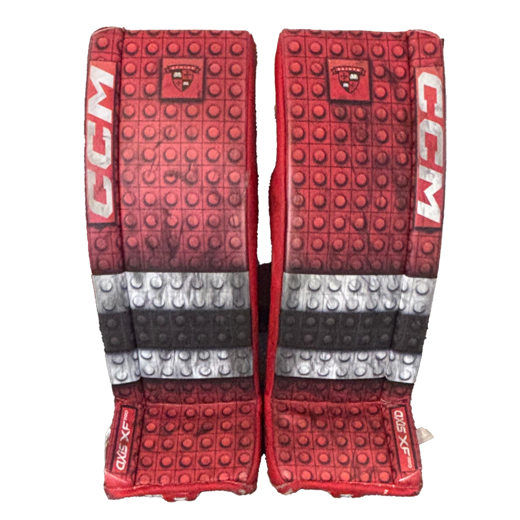 CCM Axis XF Pro - Used Pro Stock Goalie Full Set (Red/White/Black)