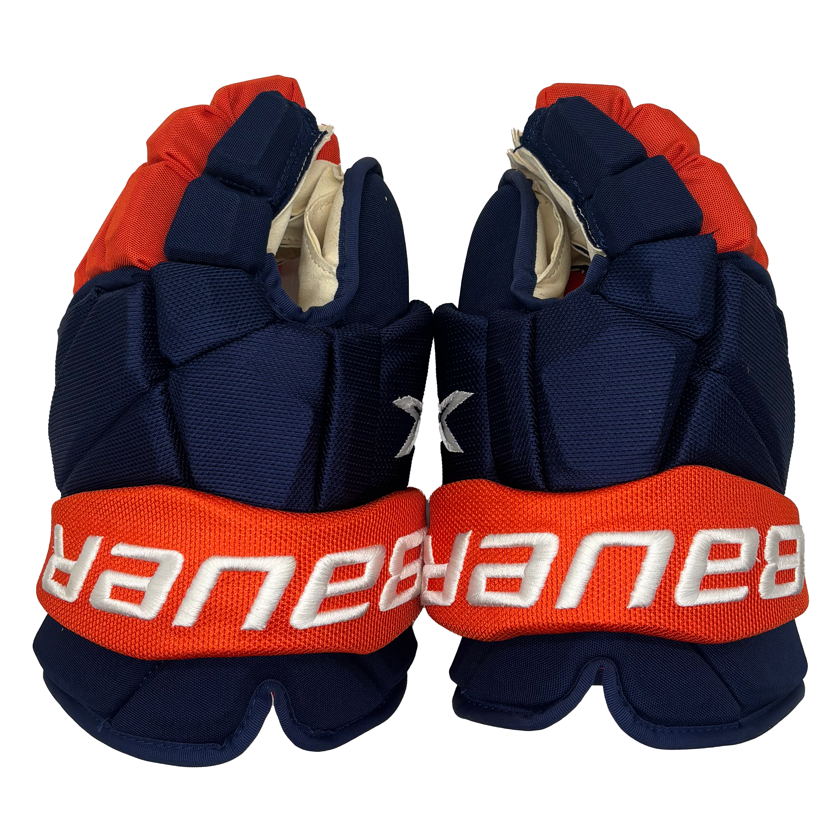 Bauer Vapor 2X Pro - NHL Pro Stock Gloves - New York Islanders (Blue/Orange)