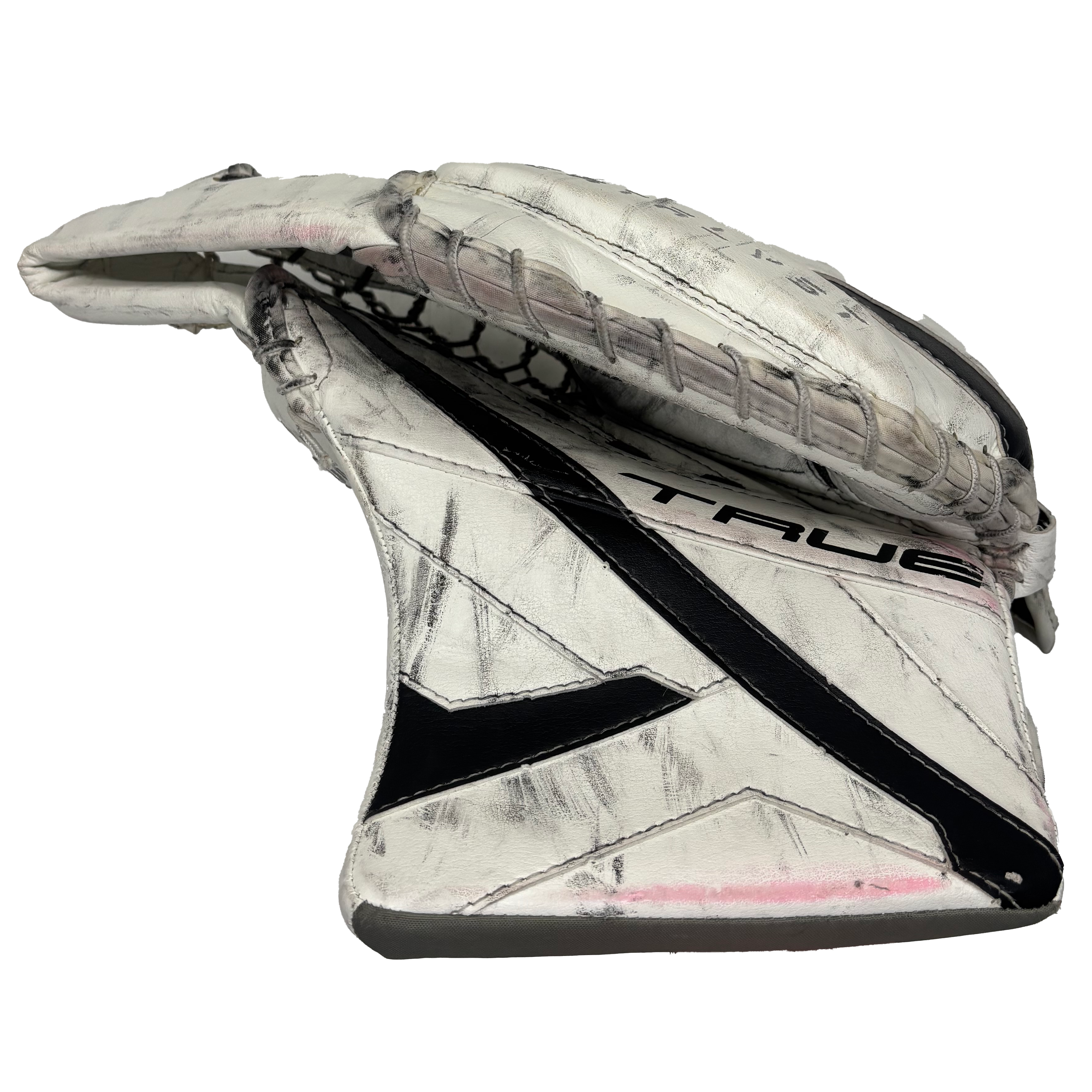 TRUE Catalyst Nitro Pro - Used Pro Stock Goalie Glove (White/Black)