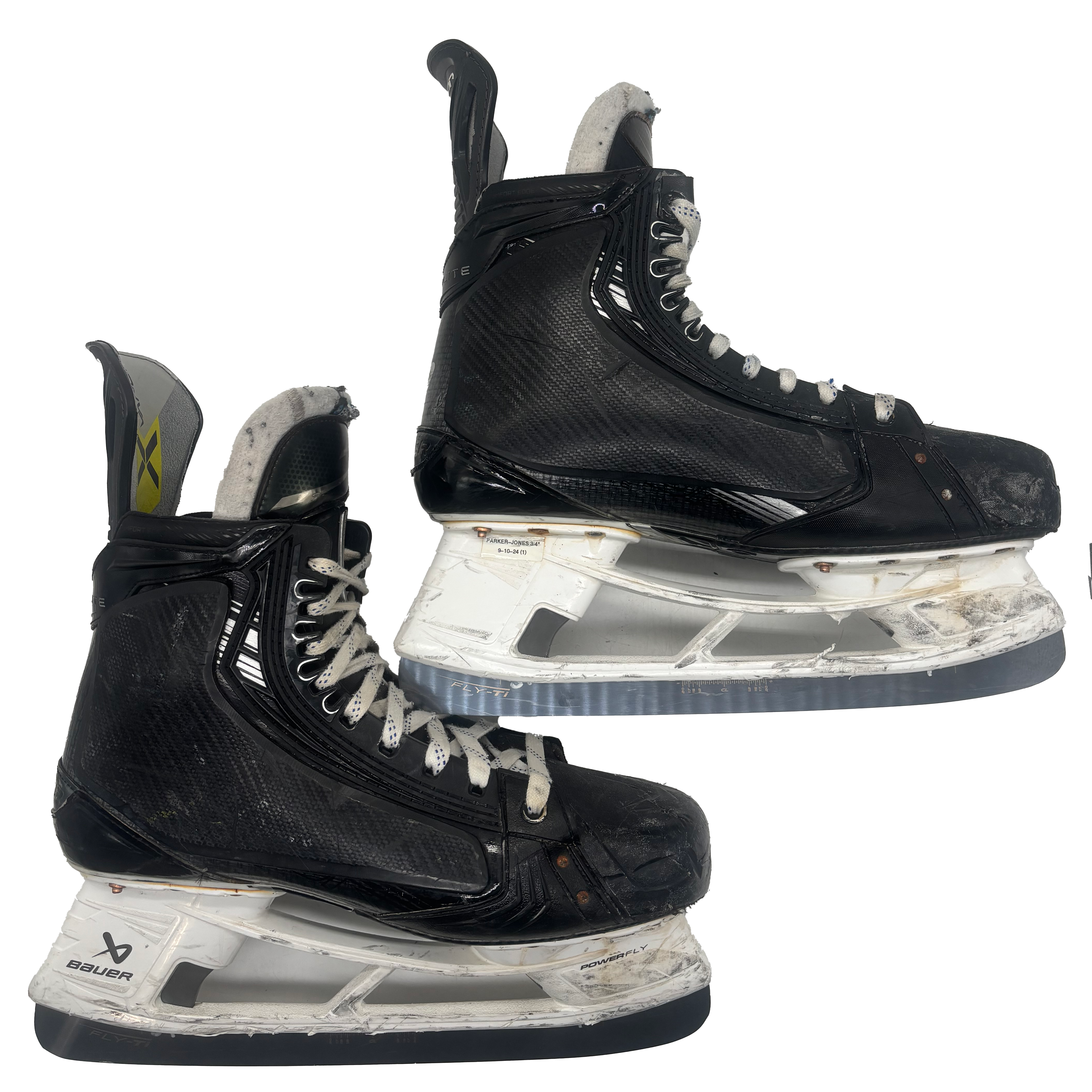 Bauer Vapor Hyperlite 2 - Used Pro Stock Hockey Skates - Size 11E with Shot Blockers