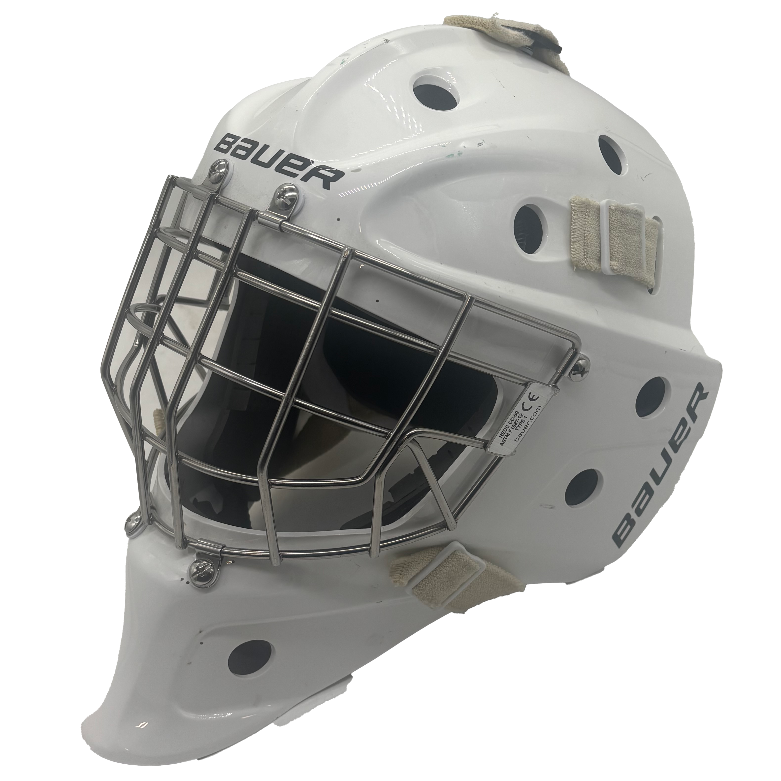 Bauer 940X - Used Goalie Helmet (White)