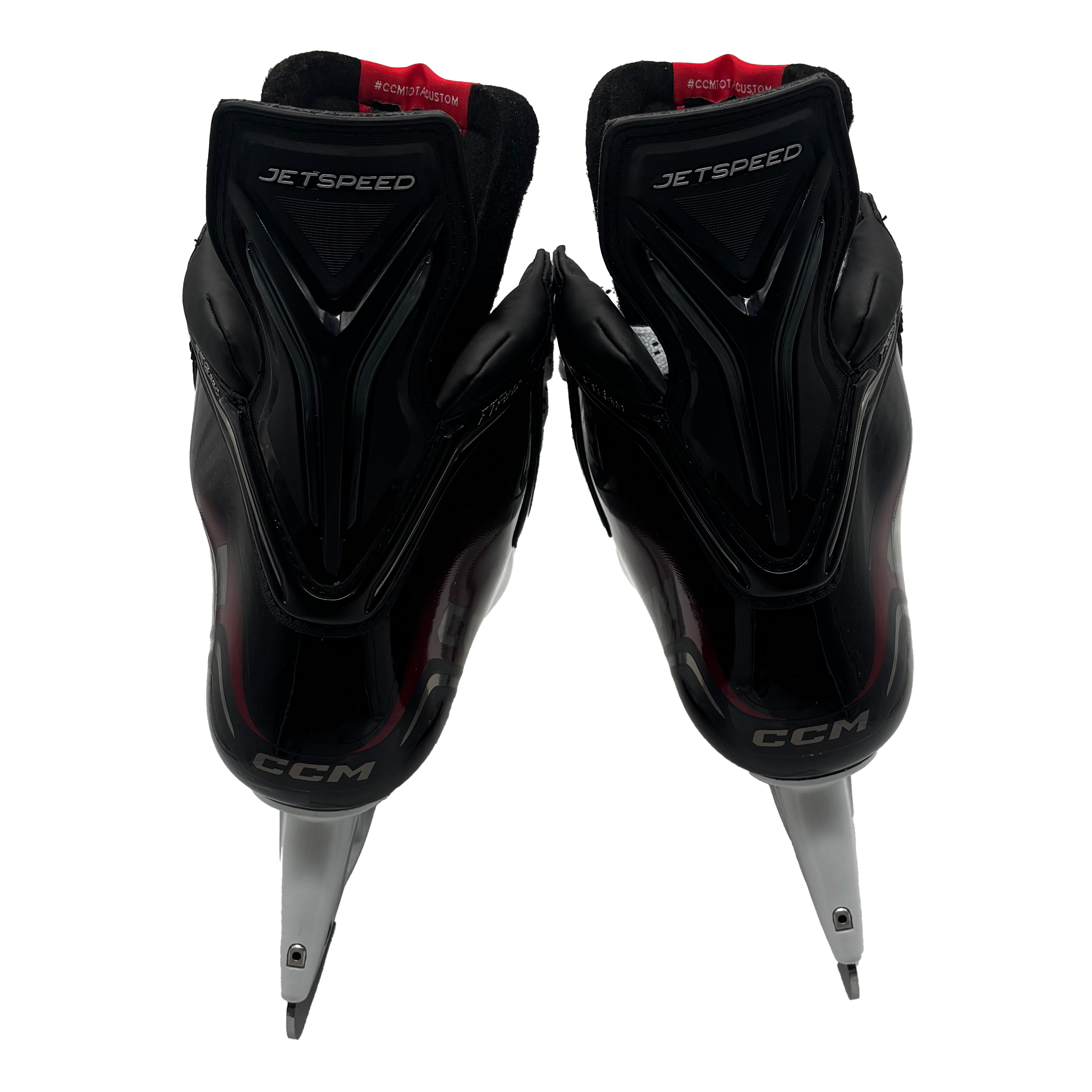 CCM Jetspeed FT8 Pro - Pro Stock Hockey Skates - Size 8E (Red)