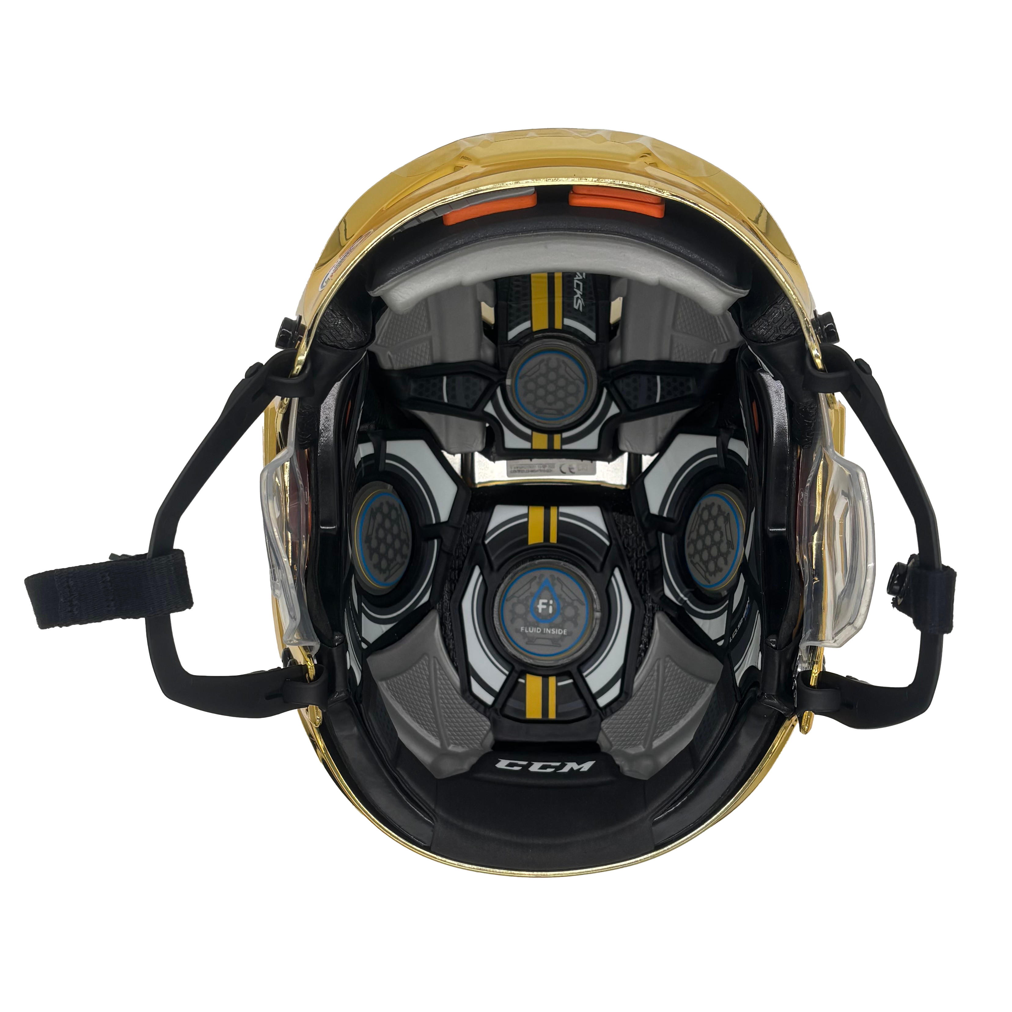 CCM Tacks 910 - Hockey Helmet (Gold Chrome)