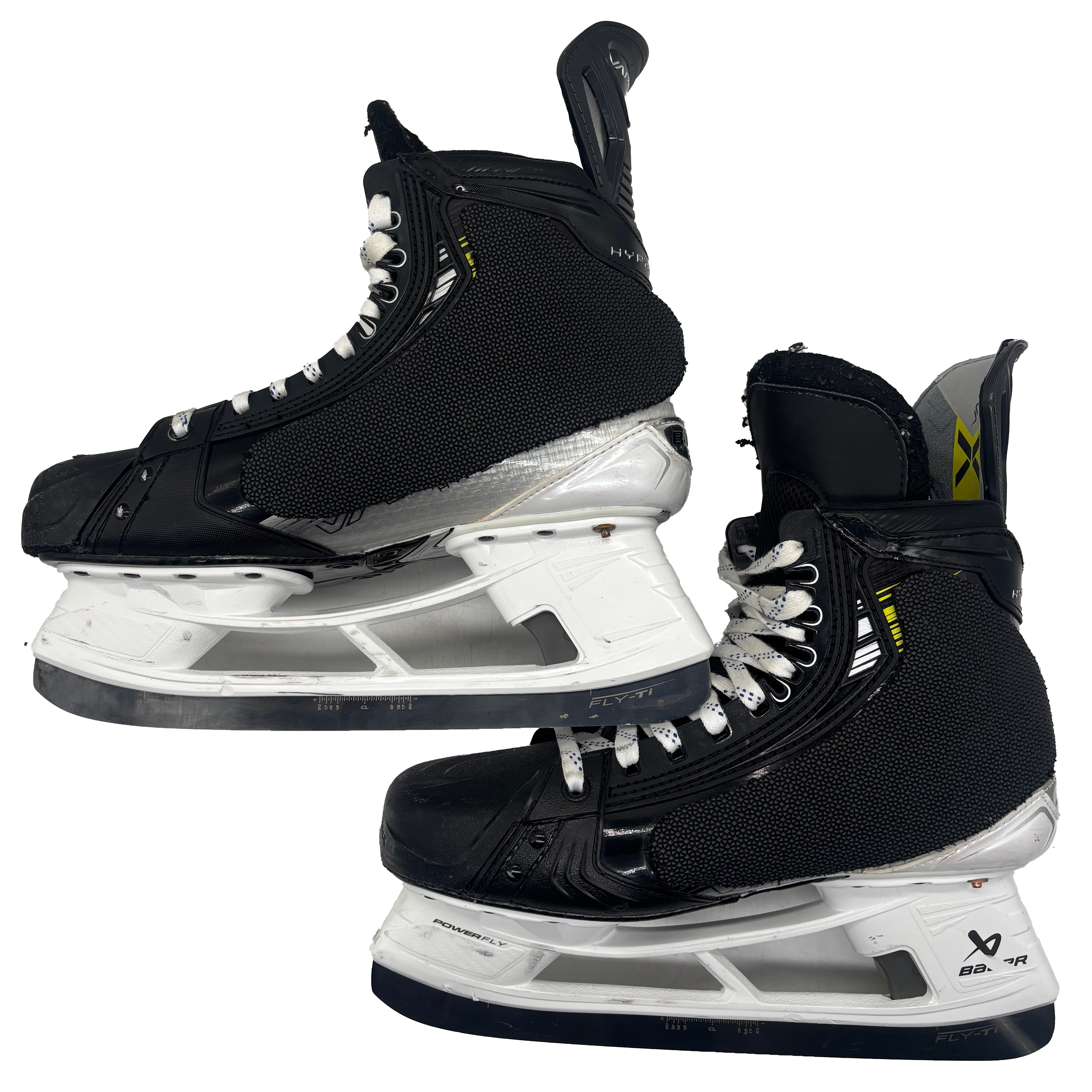 Bauer Vapor Hyperlite 2 - Used Pro Stock Hockey Skate - 9.5E with Shot Blockers