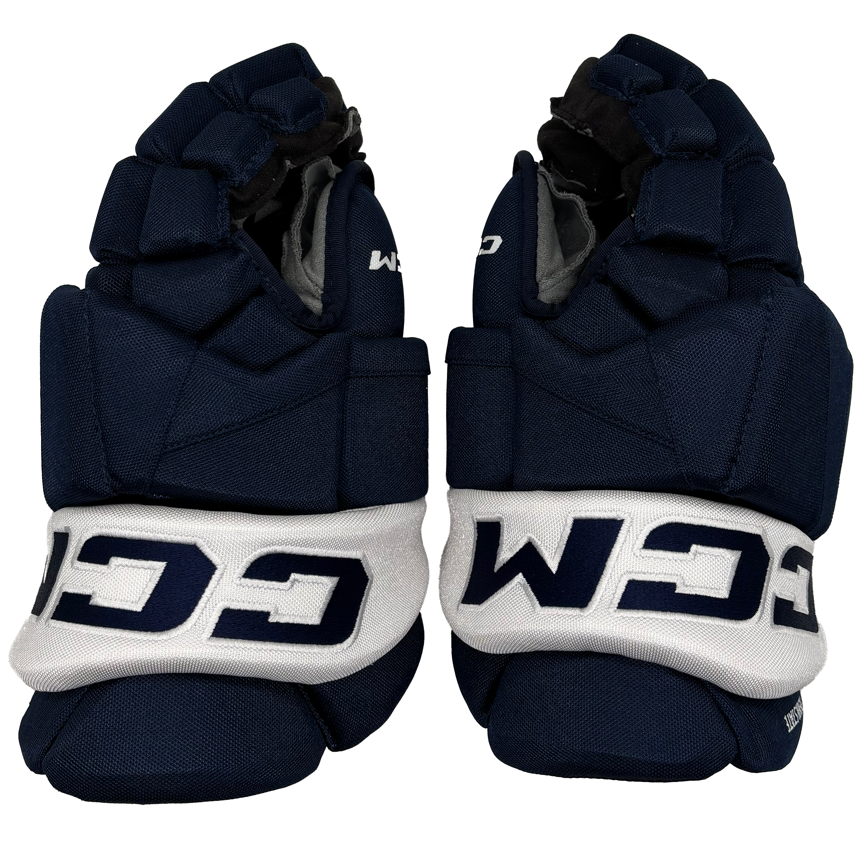 CCM HGTKXFSP - NCAA Pro Stock Hockey Glove (Navy/White)
