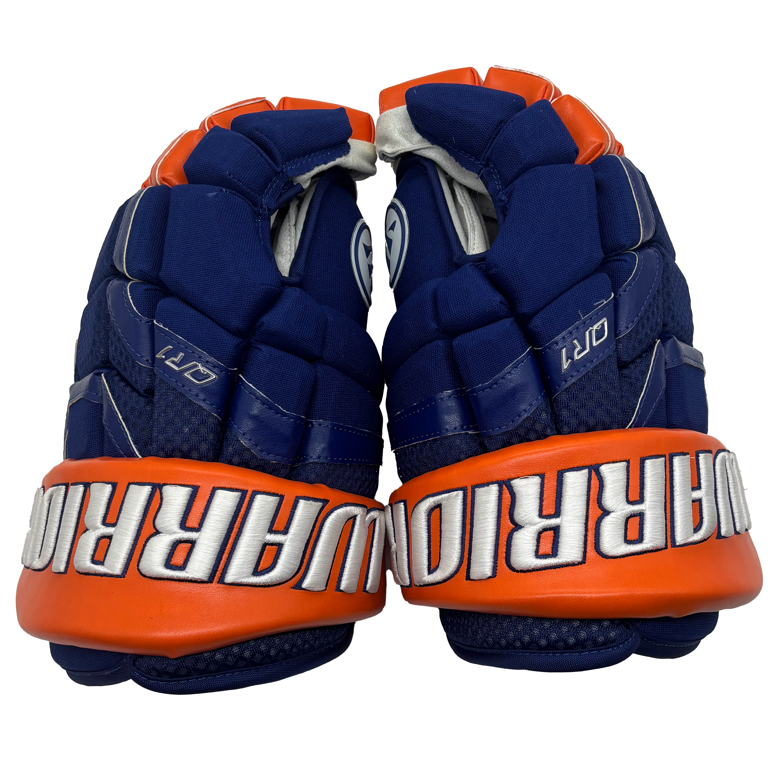 Warrior Covert QR1 Pro - NHL Pro Stock Glove - New York Islanders (Blue/Orange)