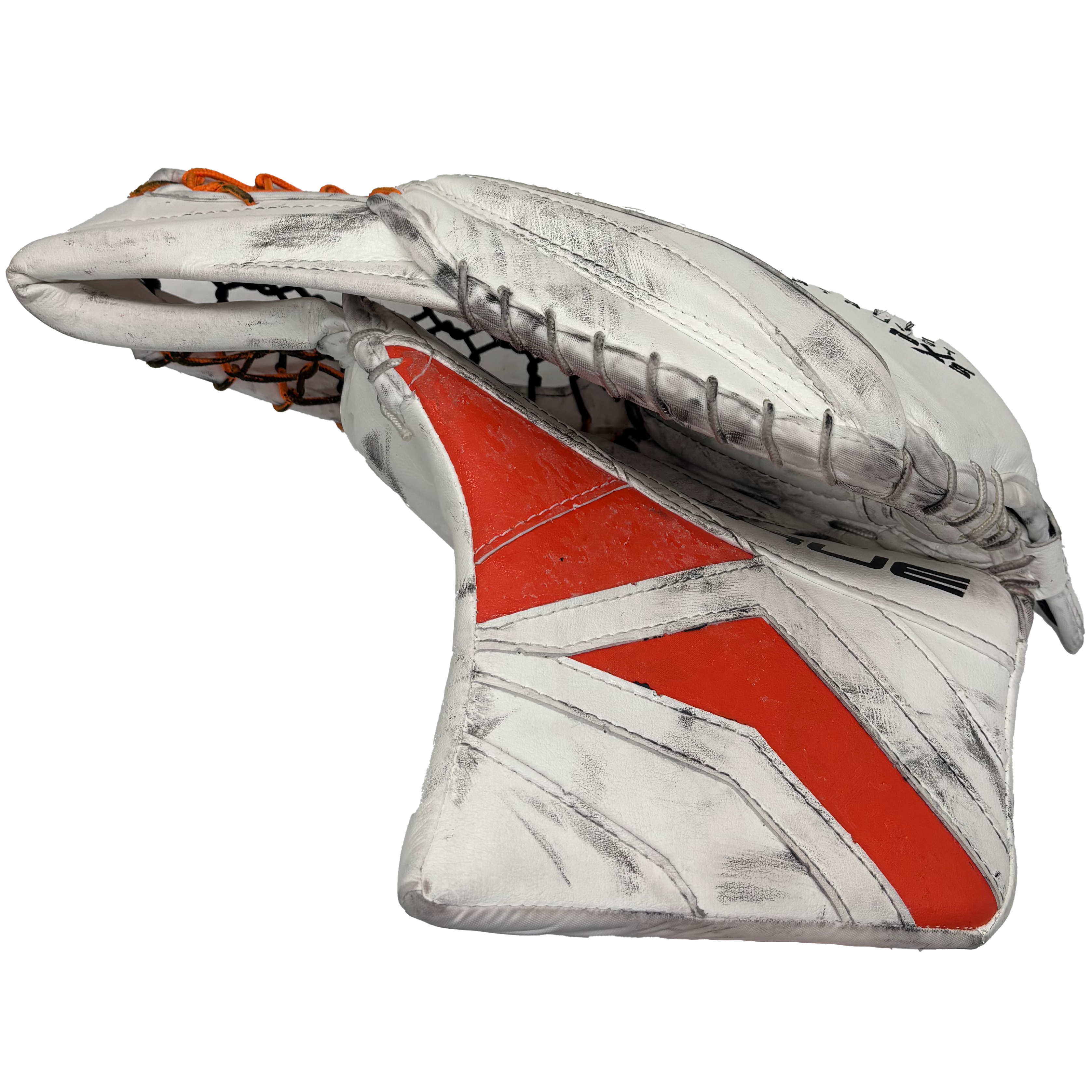 TRUE Catalyst PX5 - Used Pro Stock Goalie Glove (White/Orange)