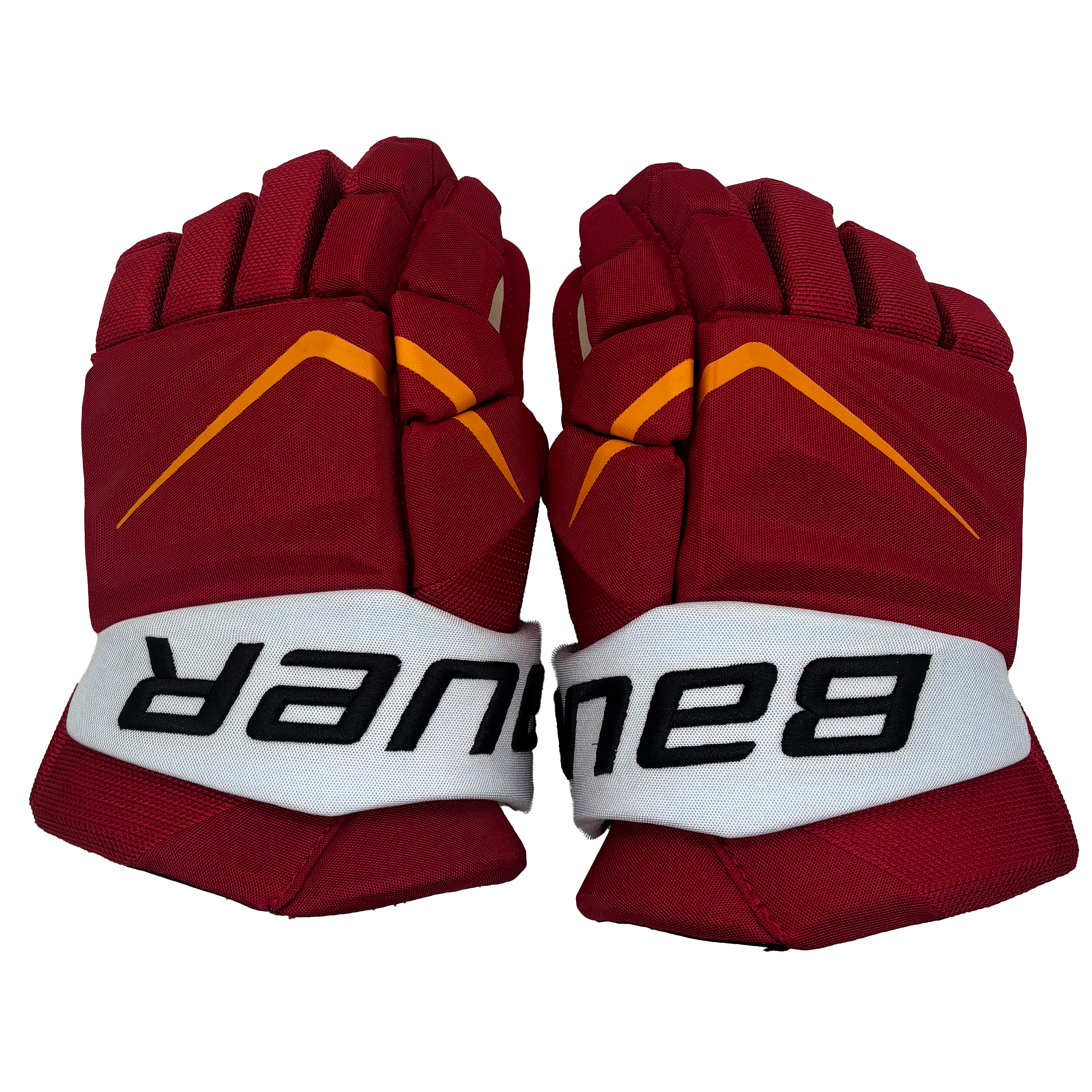 Bauer Flylite - NHL Pro Stock Glove - Rasmus Andersson (Red/Yellow/White)