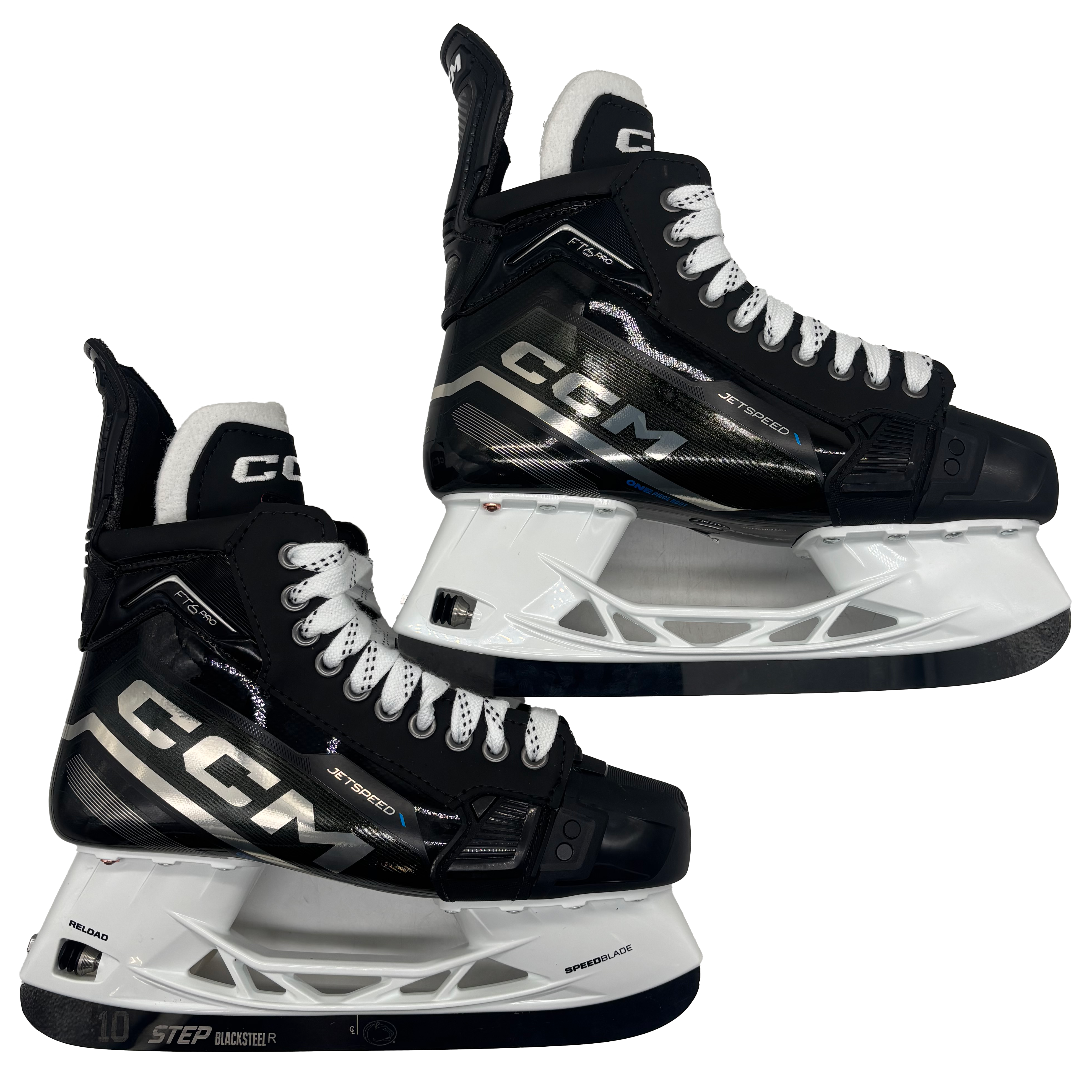 CCM Jetspeed FT6 Pro - AHL Pro Stock Hockey Skates - Size 7.5D (Black)