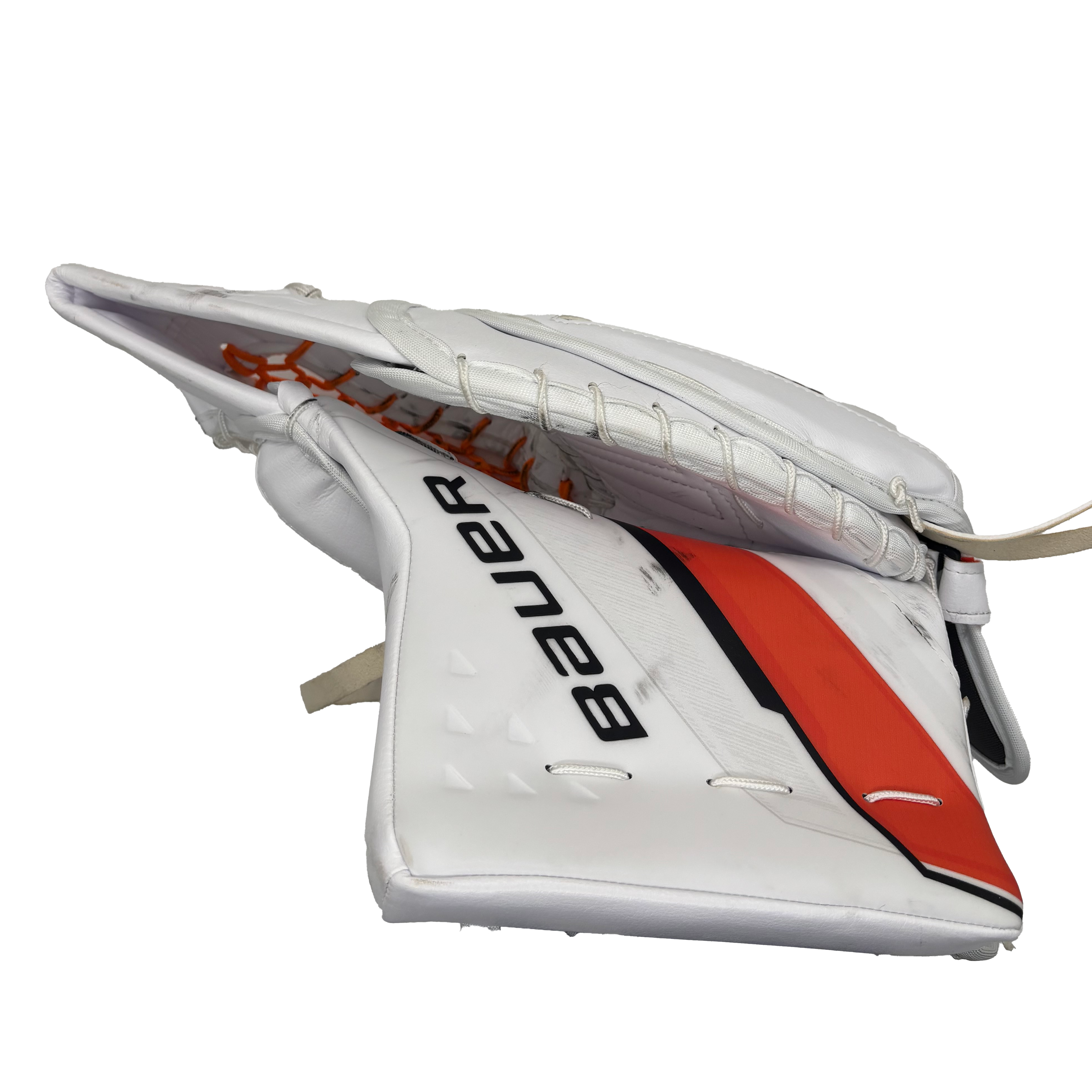 Bauer Supreme Shadow - Used NHL Goalie Full Set - Ivan Fedotov (White/Orange/Black)