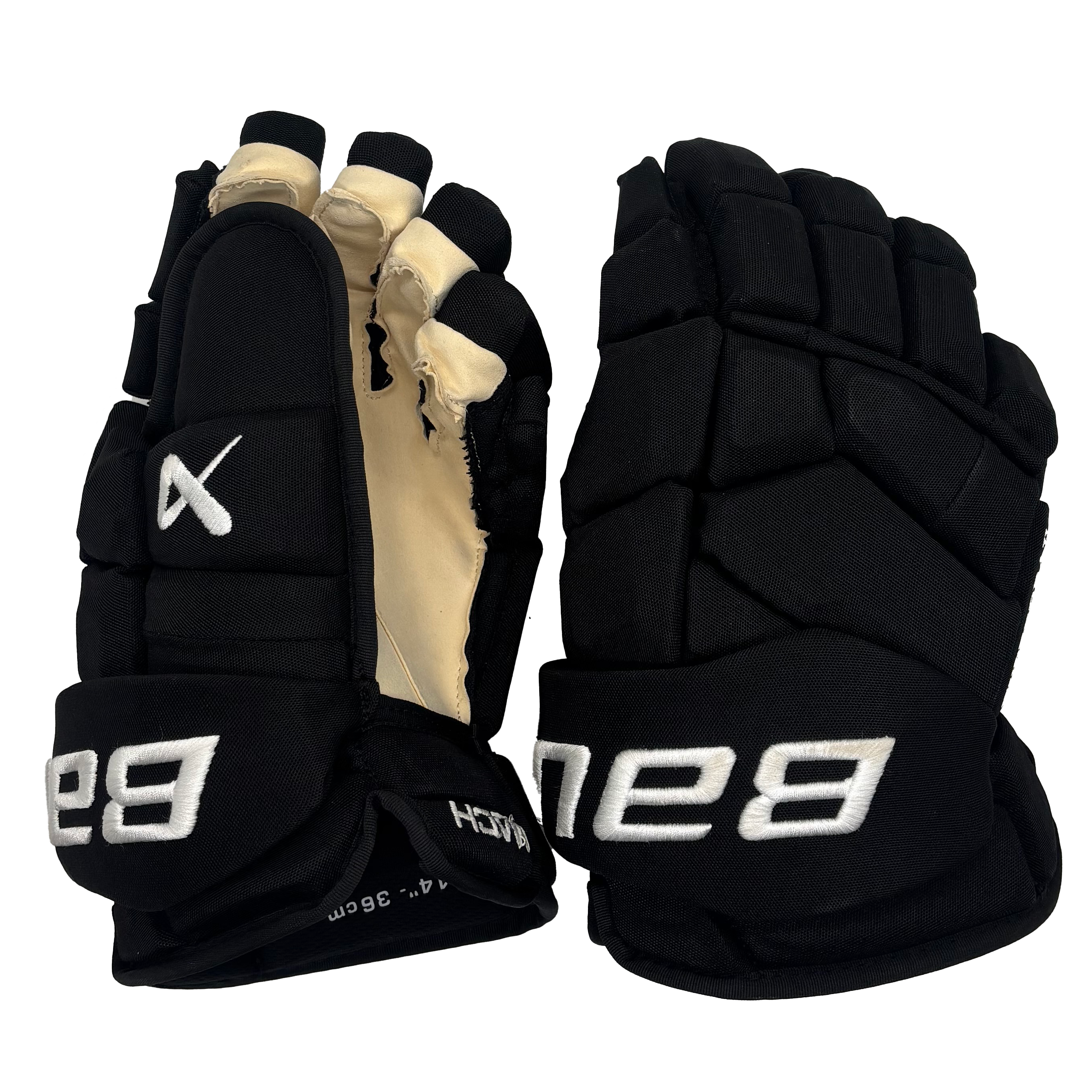 Bauer Supreme Mach - NHL Pro Stock Hockey Gloves - Jonathan Huberdeau (Black)