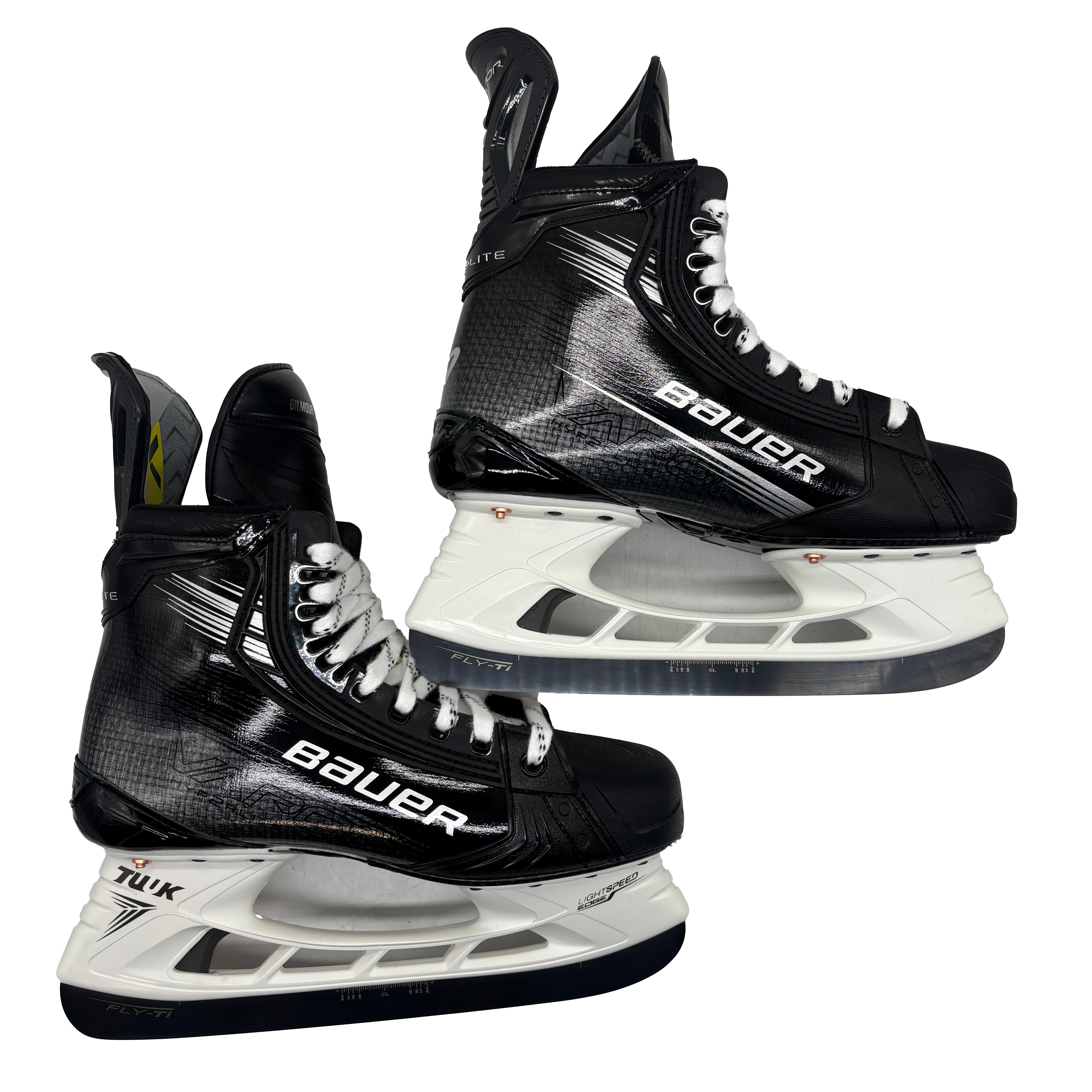 Bauer Vapor Hyperlite 2 - NCAA Pro Stock Hockey Skates - Size 8D (Black)