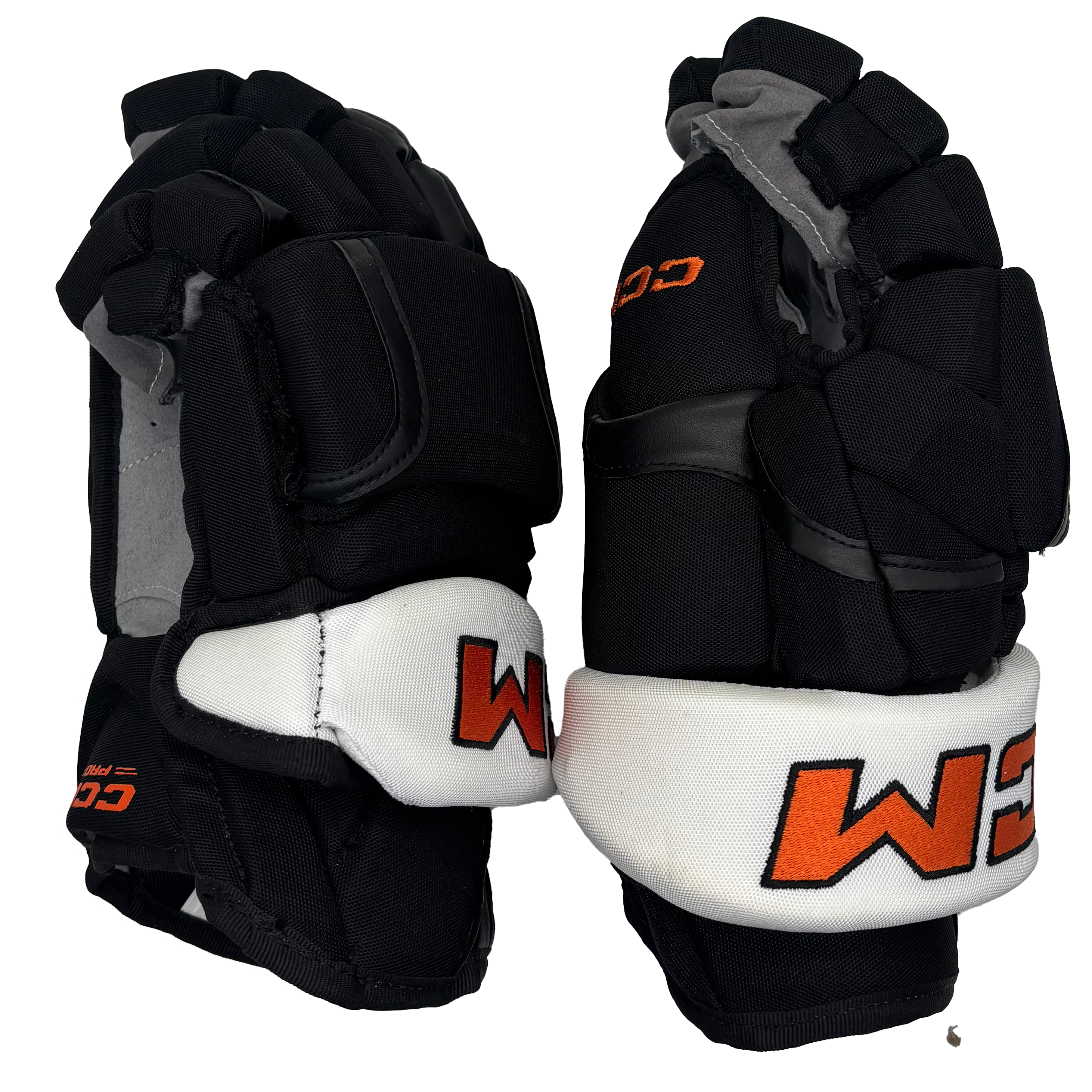 CCM HG12PP - NHL Pro Stock Glove - Philadelphia Flyers (Black/White/Orange)