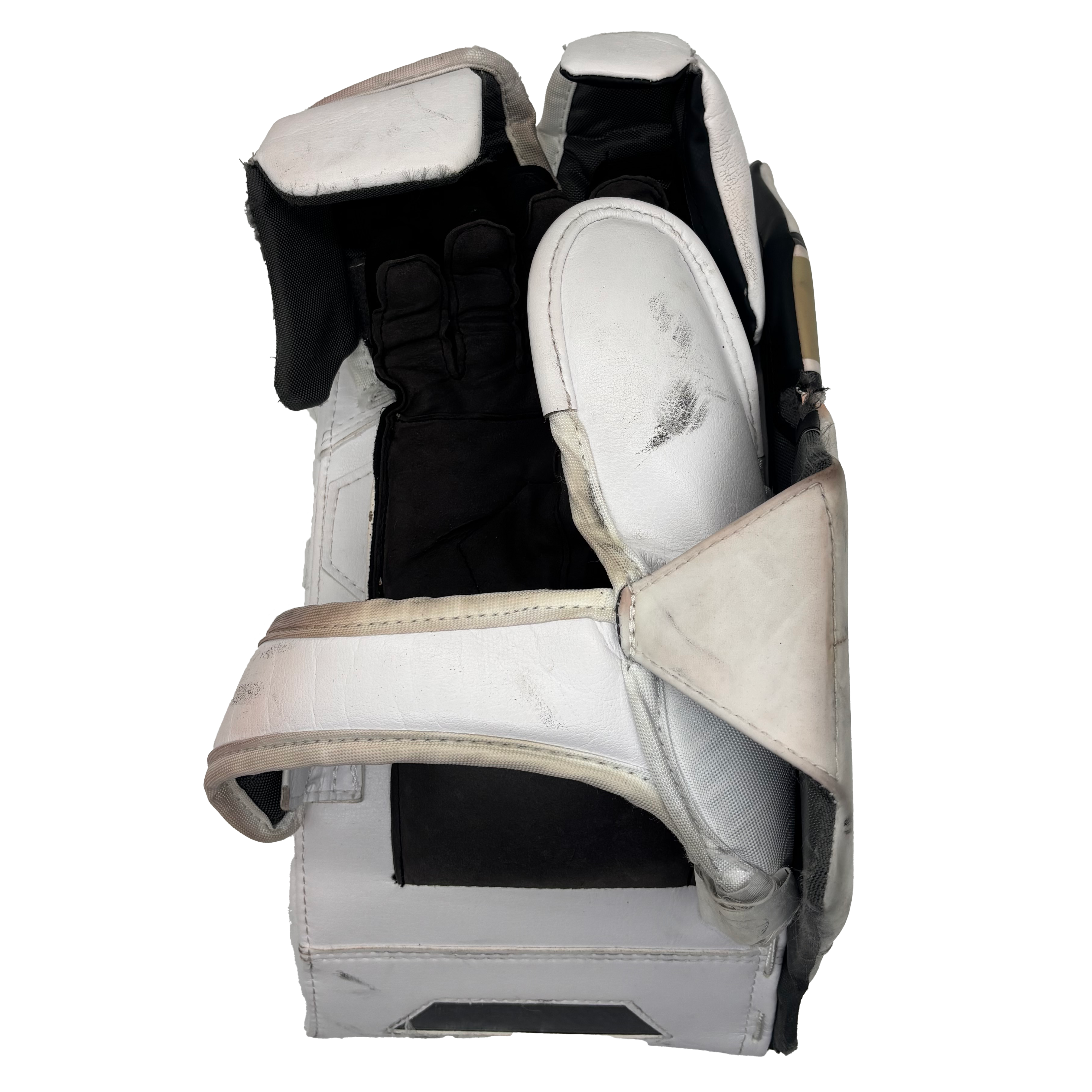 Bauer Supreme Shadow - Used Pro Stock Goalie Full Set (White/Gold/Black)