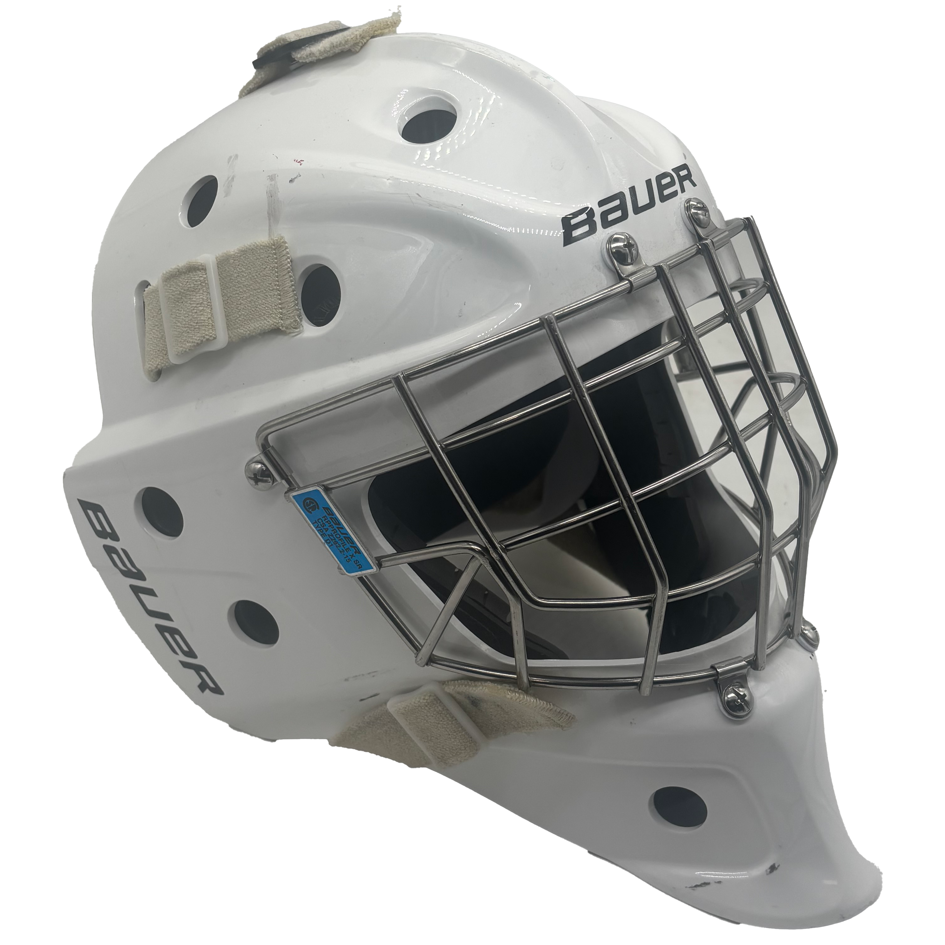 Bauer 940X - Used Goalie Helmet (White)