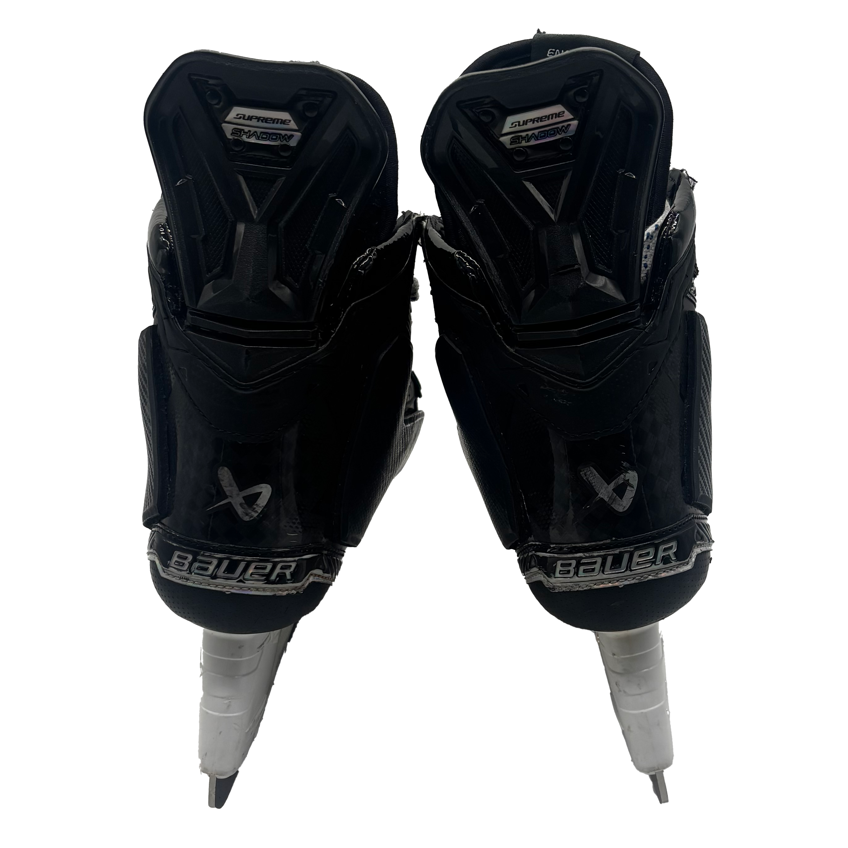 Bauer Supreme Shadow - Used Pro Stock Hockey Skates - Size 9.5E with Shot Blockers
